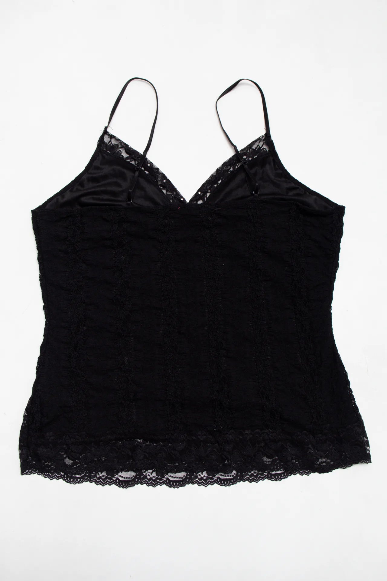 Tricot Lace Camisole Top Black | c. 167 | Size 14