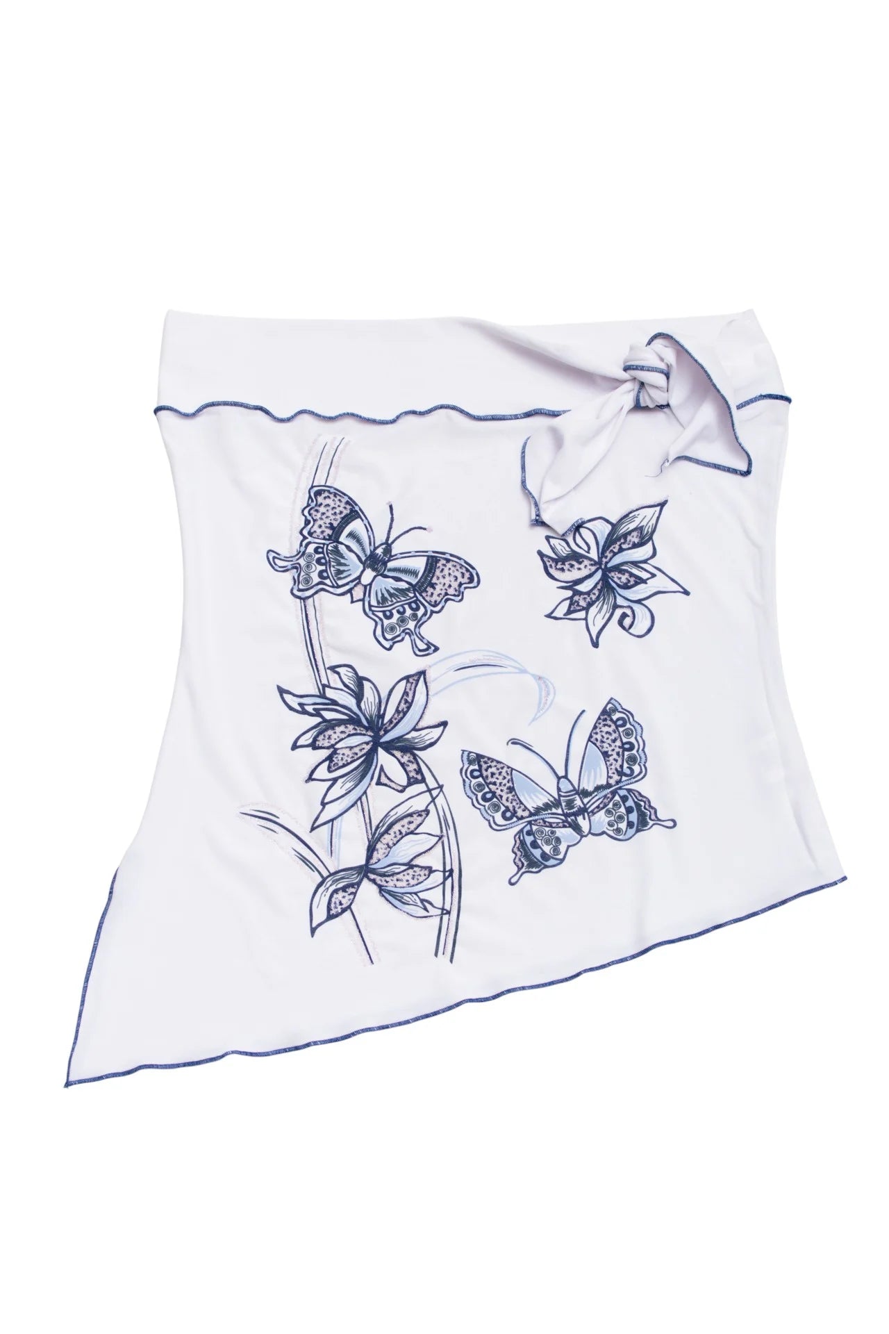 Sleeveless floral Top White | c. 167 | Size 12