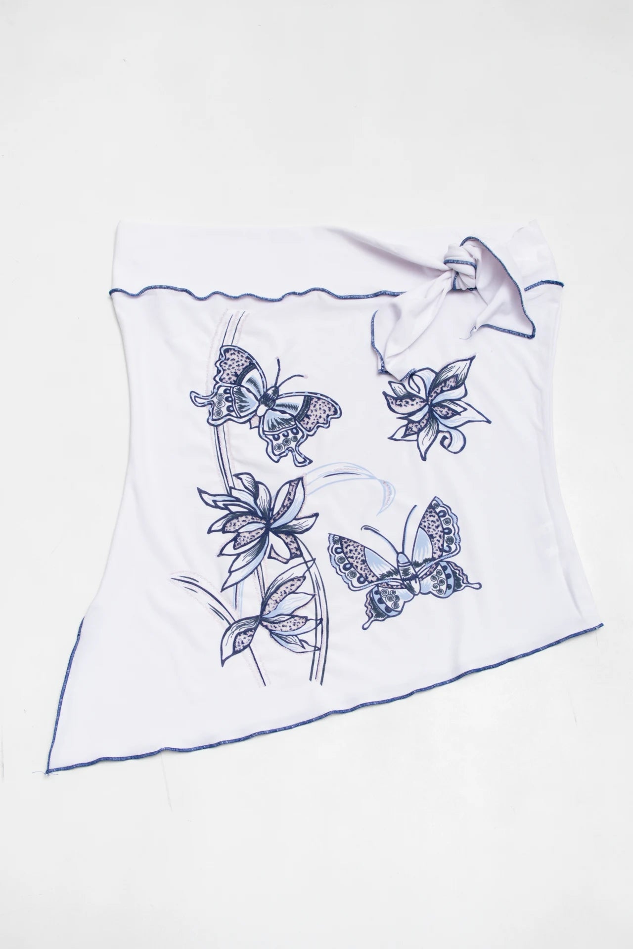 Sleeveless floral Top White | c. 167 | Size 12