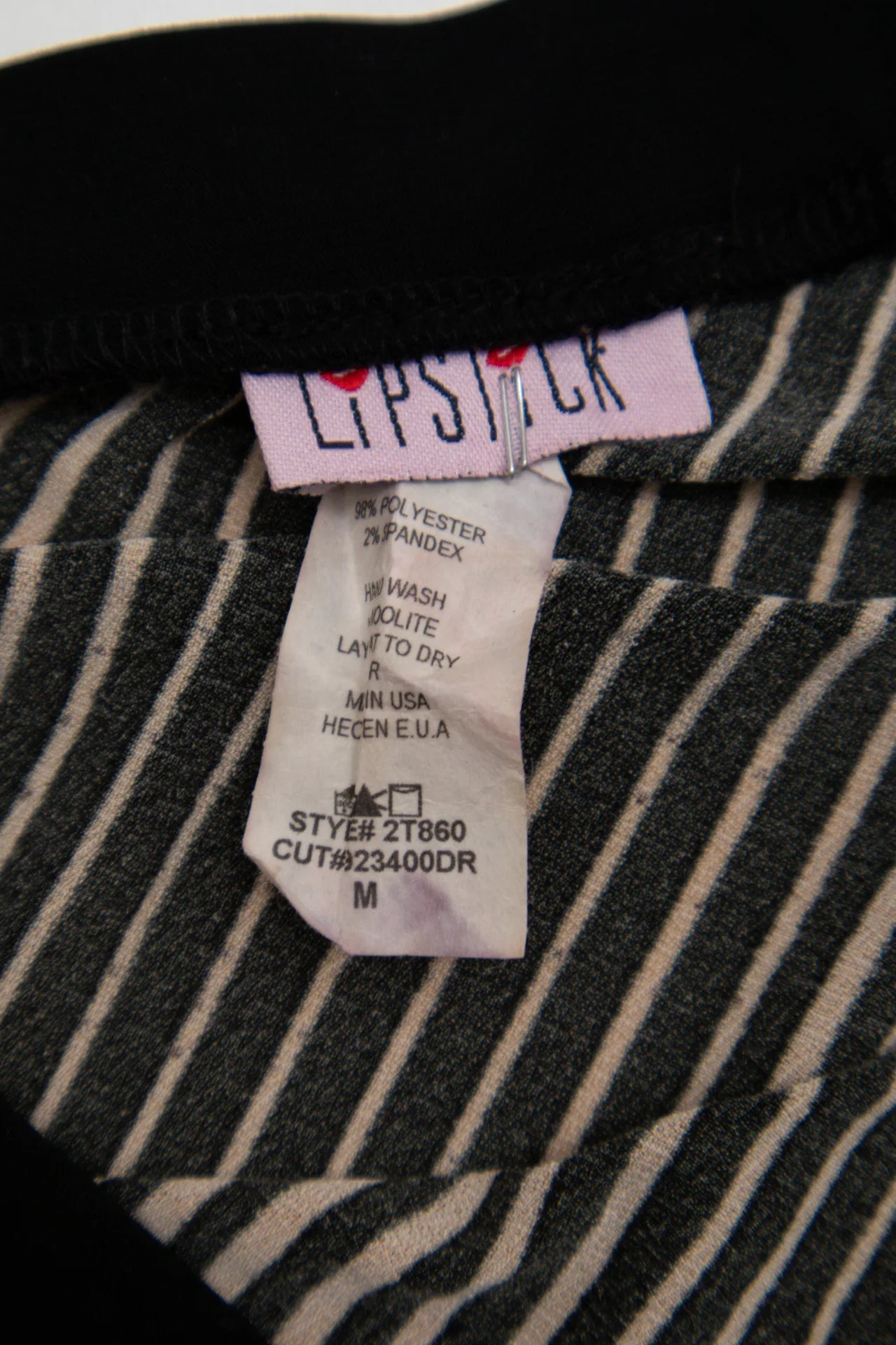 Lipstik strapless top glittery Brown | c. 167 | Size 10