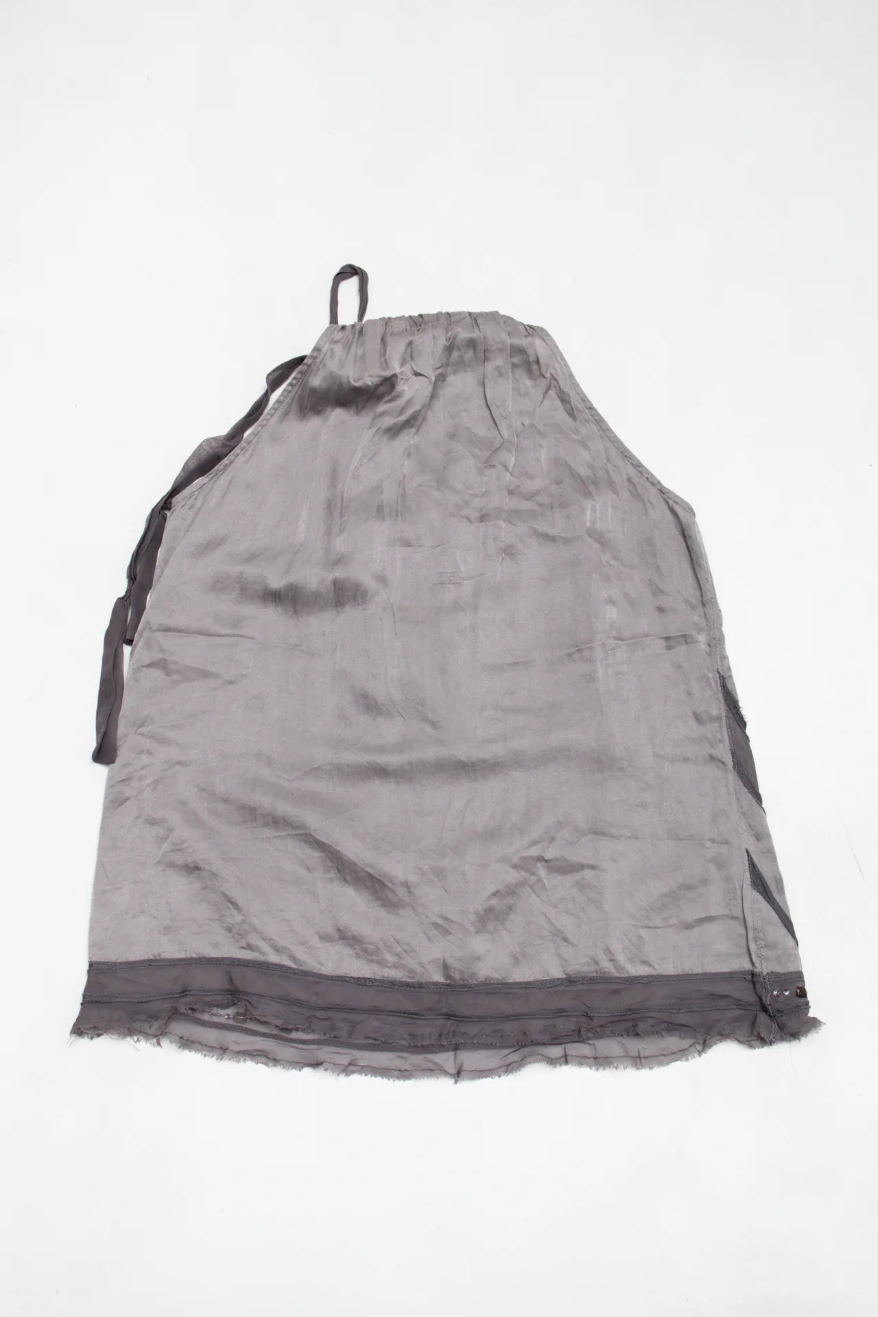 Promod Beaded Sleeveless Halter Top Gray | c. 167 | Size 8