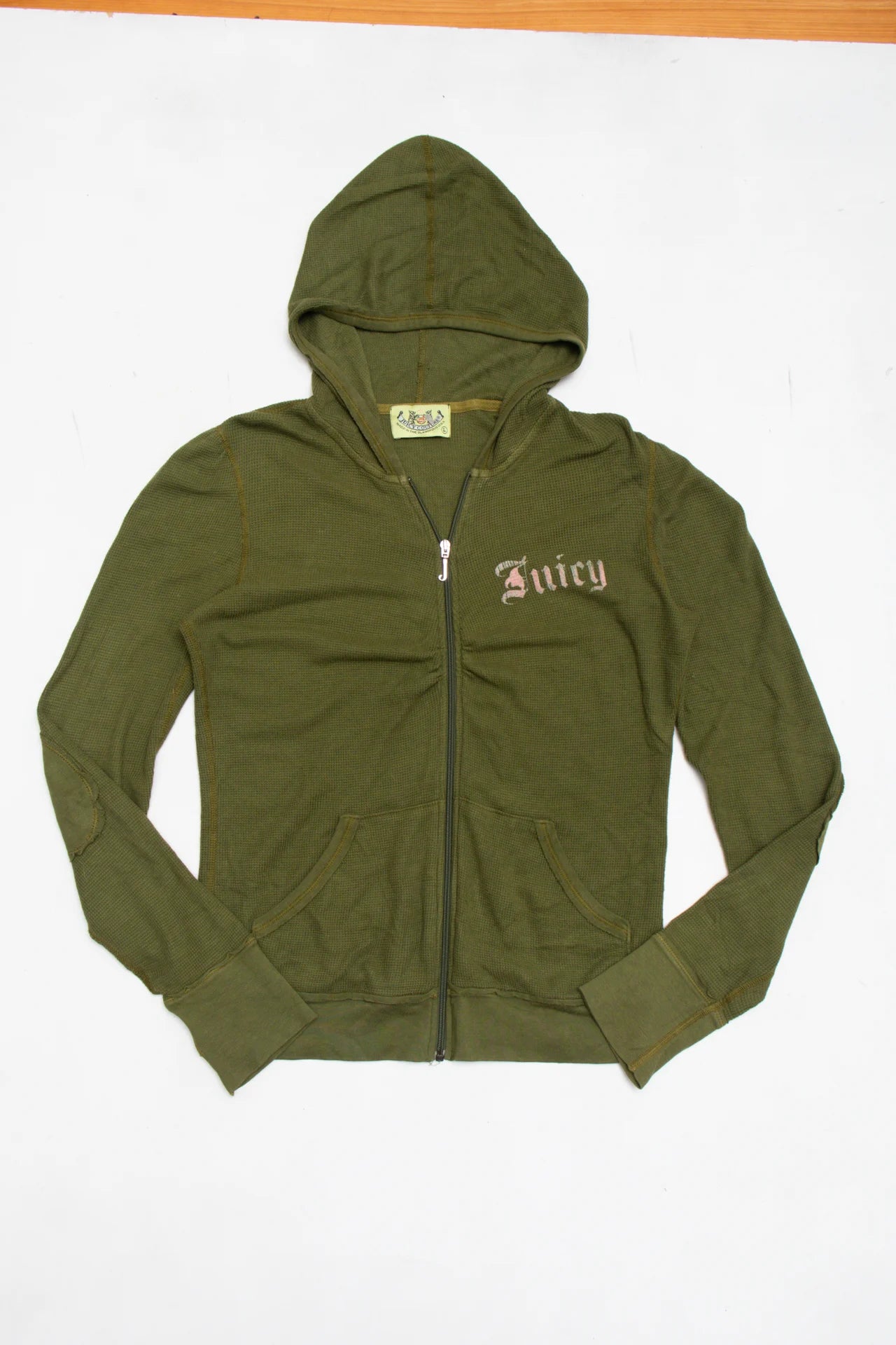 Juicy Couture Hoodie Green | c. 168 | Size 12/14