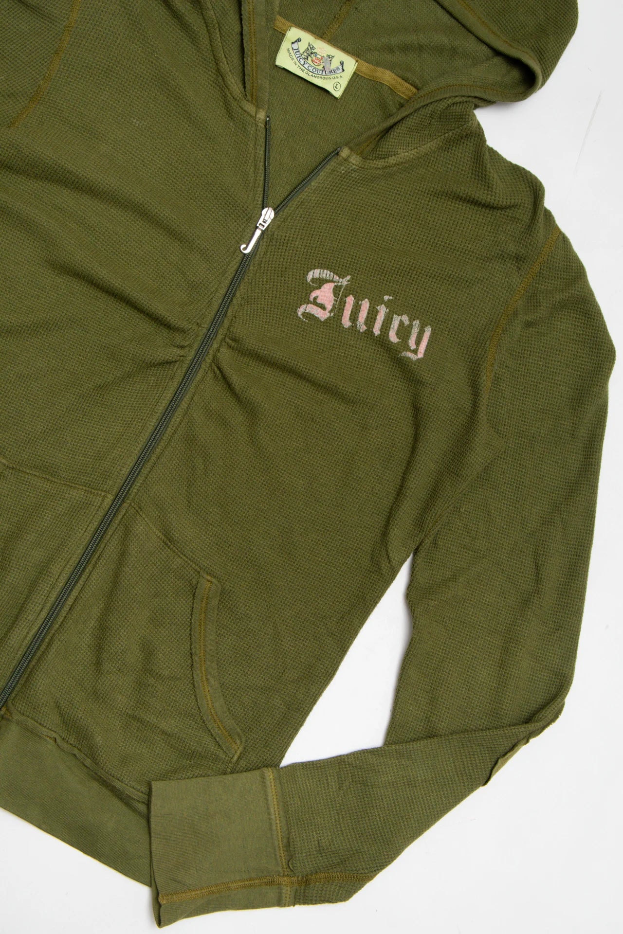 Juicy Couture Hoodie Green | c. 168 | Size 12/14