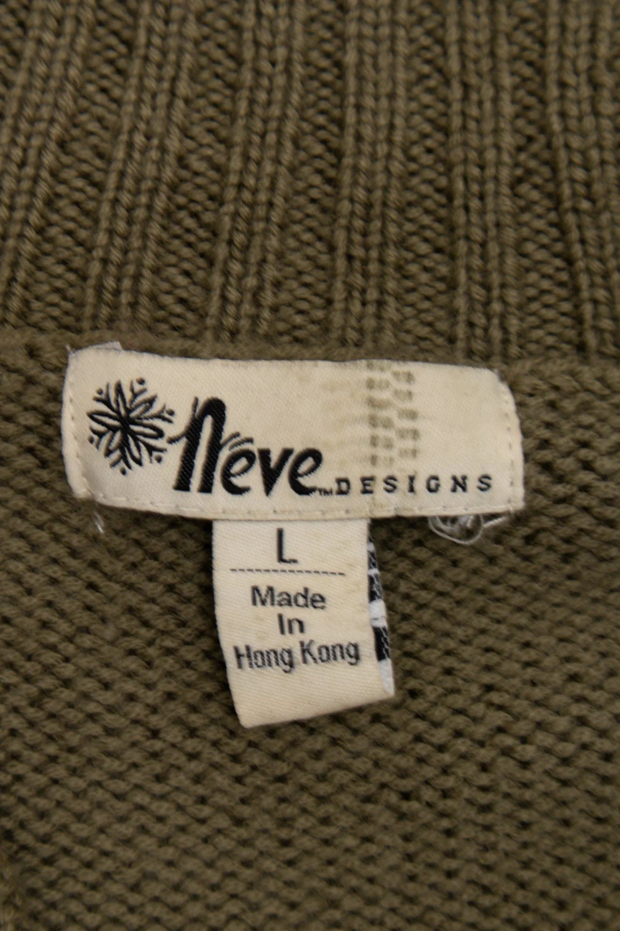 Neve Designs Zip-up Sweater Green | c. 168 | Size 12