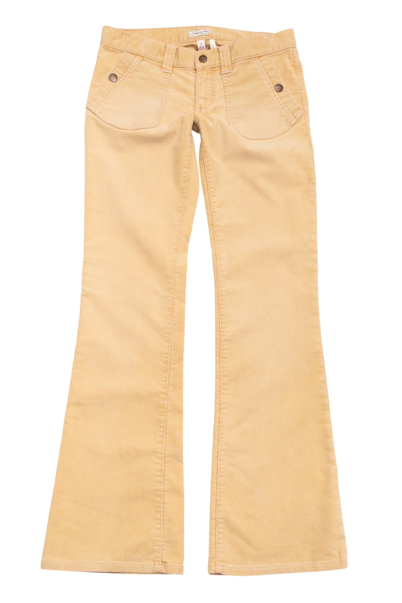 Abercrombie & Fitch Corduroy Flare Pants Beige | c. 168 | Size 8