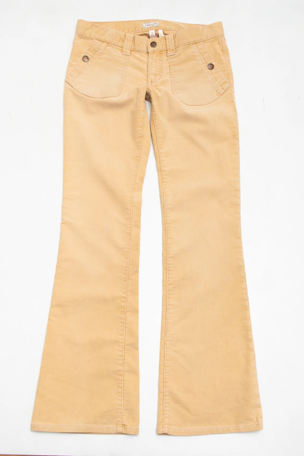 Abercrombie & Fitch Corduroy Flare Pants Beige | c. 168 | Size 8