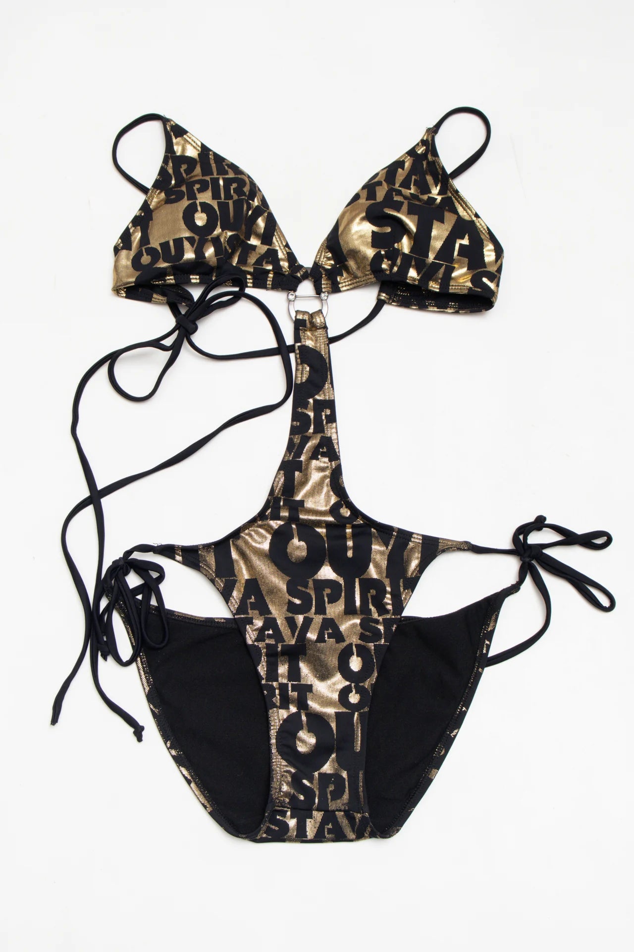 Donna Monokini Swimsuit Gold | c. 168 | Size 8