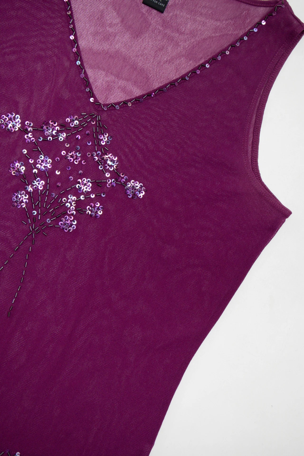 The Limited Mesh Tank Top Purple | c. 168 | Size 10/12