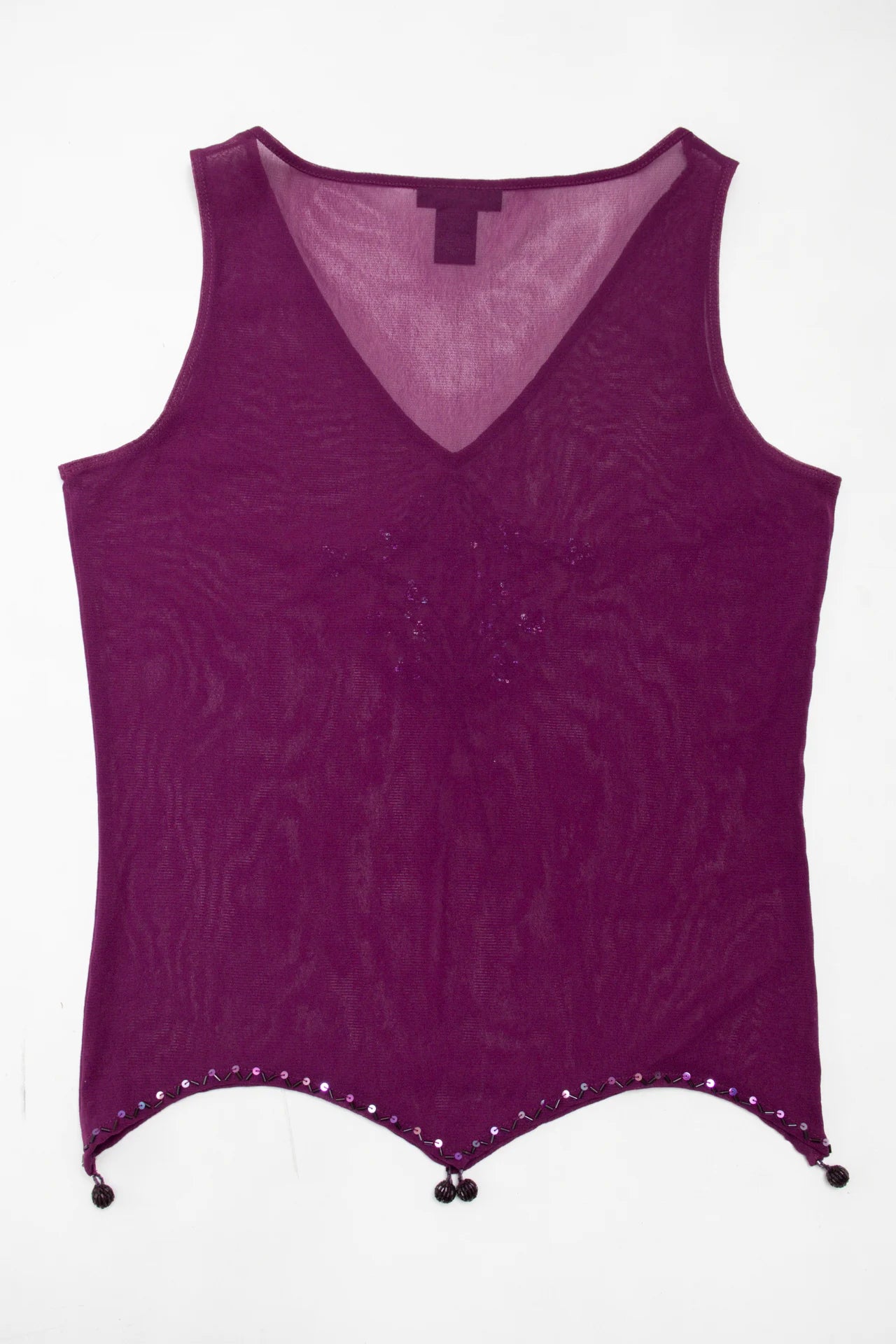 The Limited Mesh Tank Top Purple | c. 168 | Size 10/12