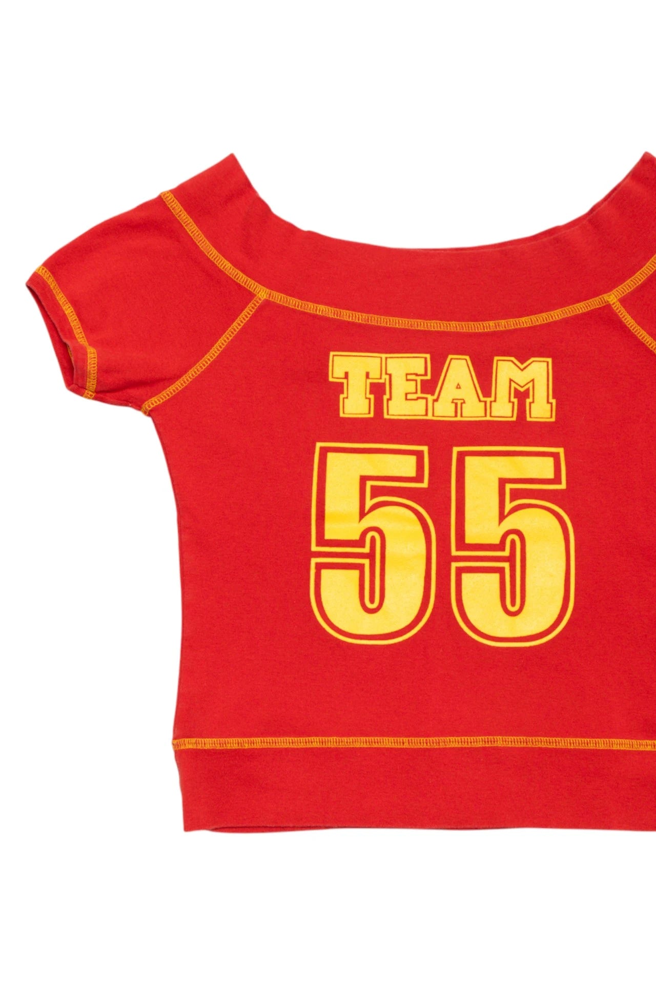 Jennyfer Cropped T-shirt Red | c. 168 | Size 10