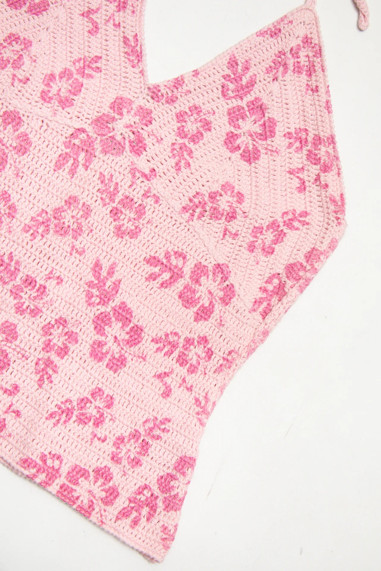 Bay Halter Crochet Top Pink | c. 168 | Size 10