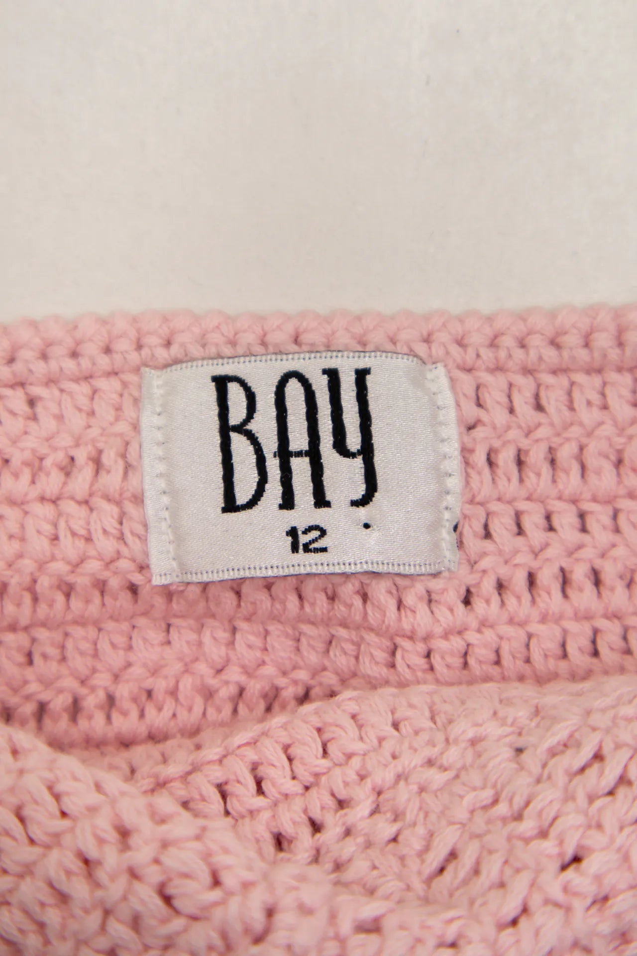 Bay Halter Crochet Top Pink | c. 168 | Size 10