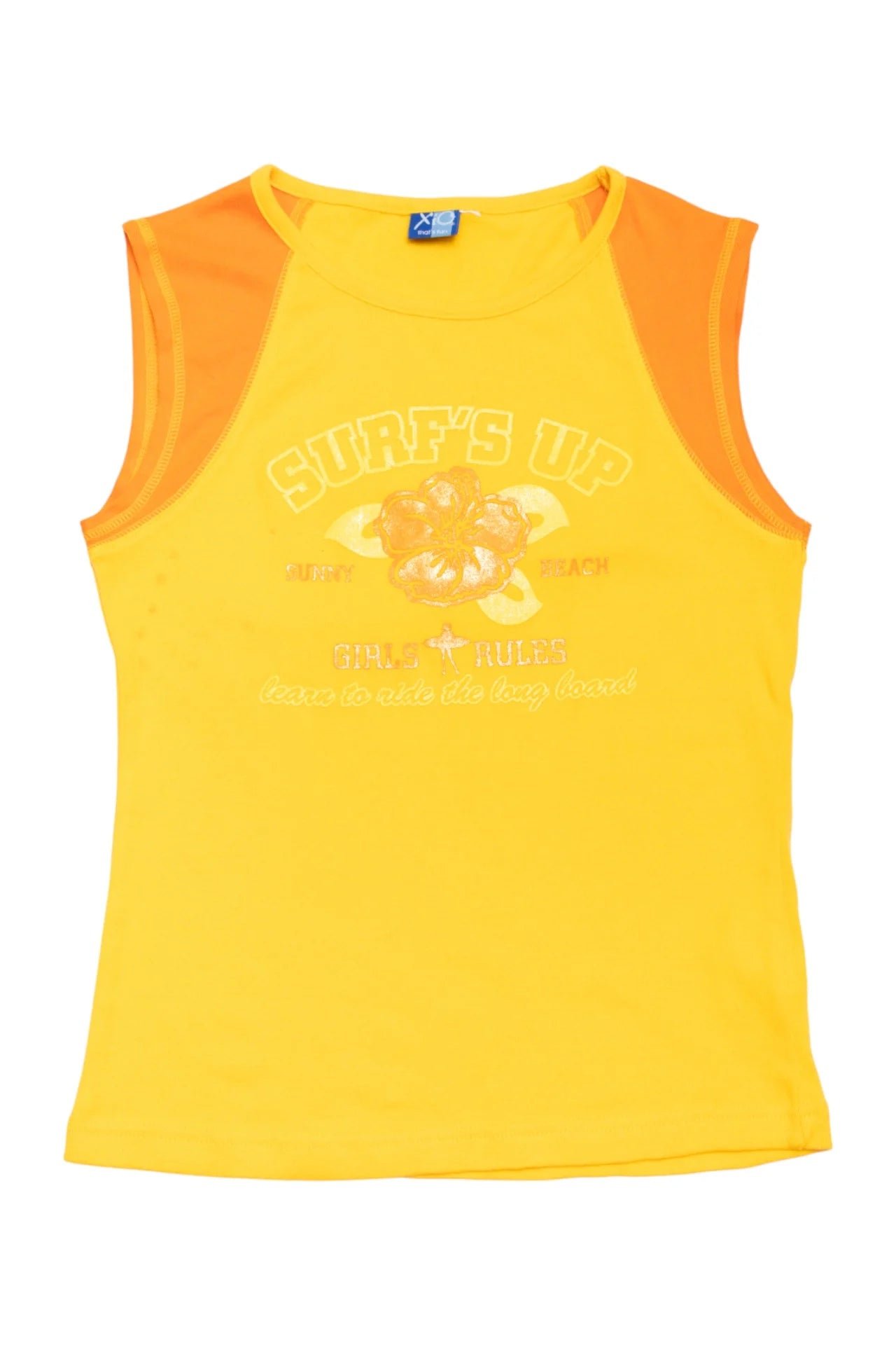 #18 Xio That's Fun Graphic Tank Top Yellow | c. | Size 10