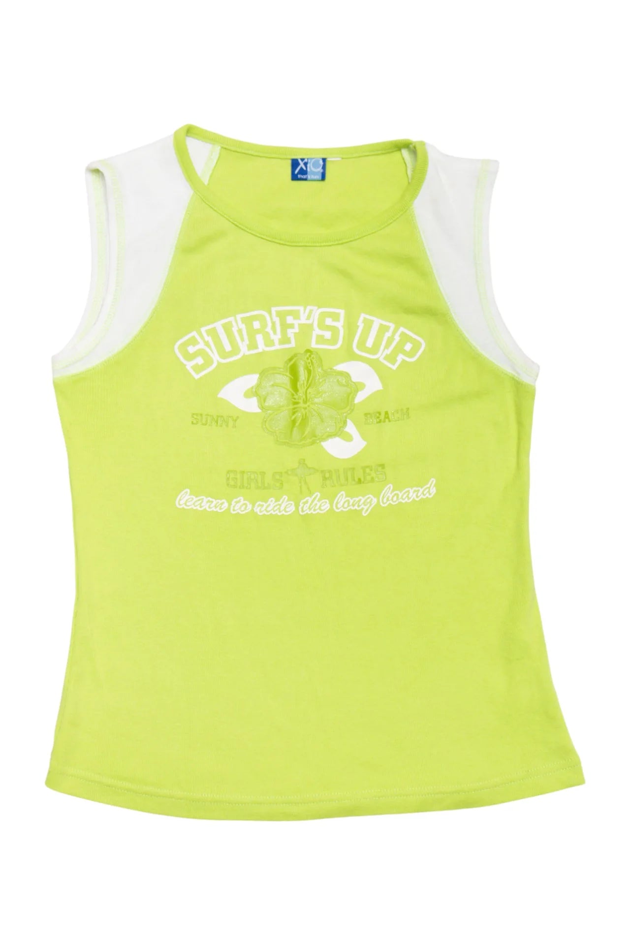 #19 Xio That's Fun Graphic Tank Top Green | c. | Size
