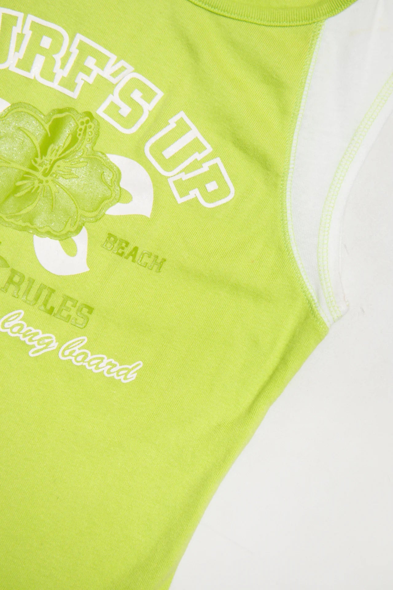 #19 Xio That's Fun Graphic Tank Top Green | c. | Size