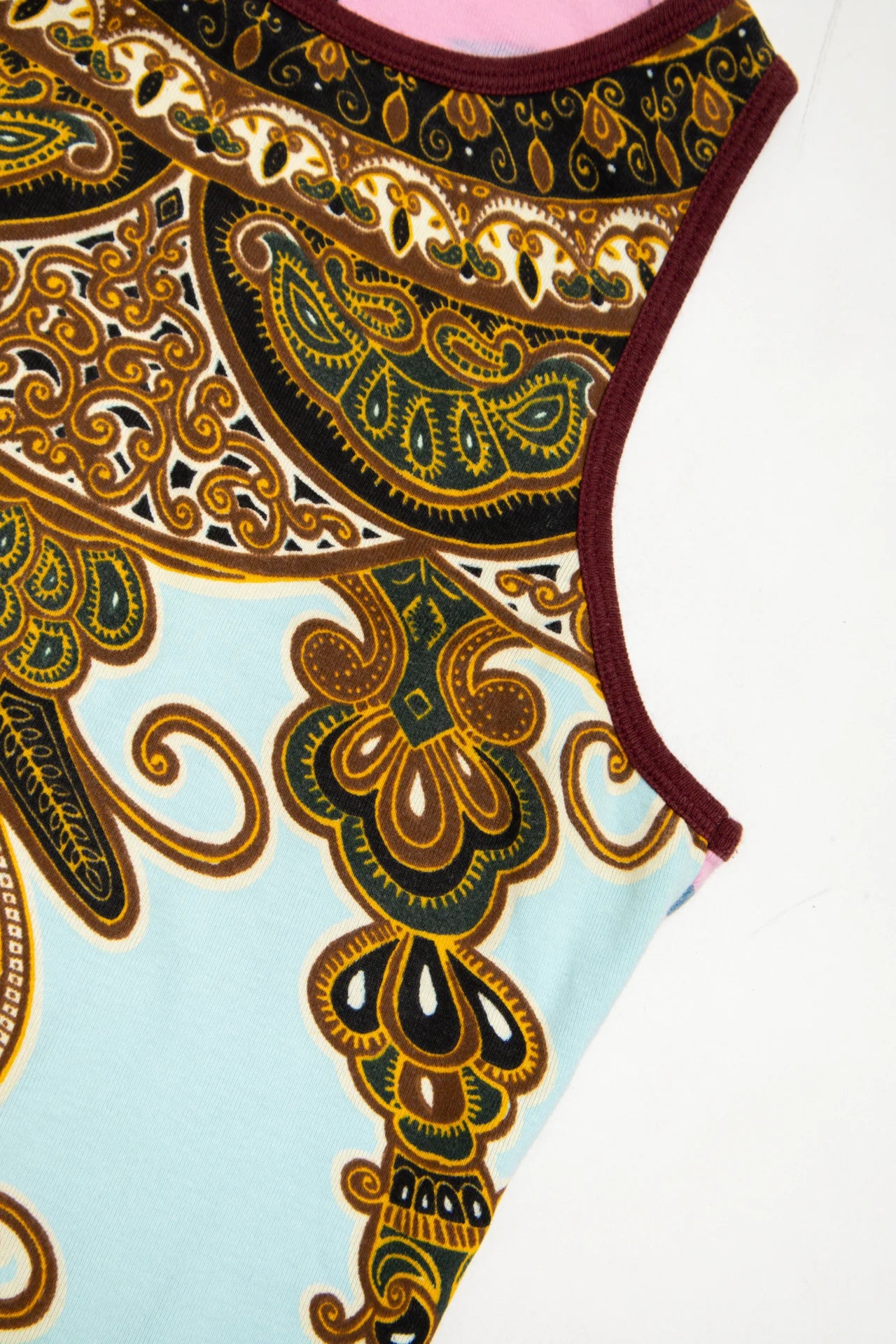 #23 Custo Barcelona Sleeveless Mandala Tank Top Blue | c. | Size 10/12