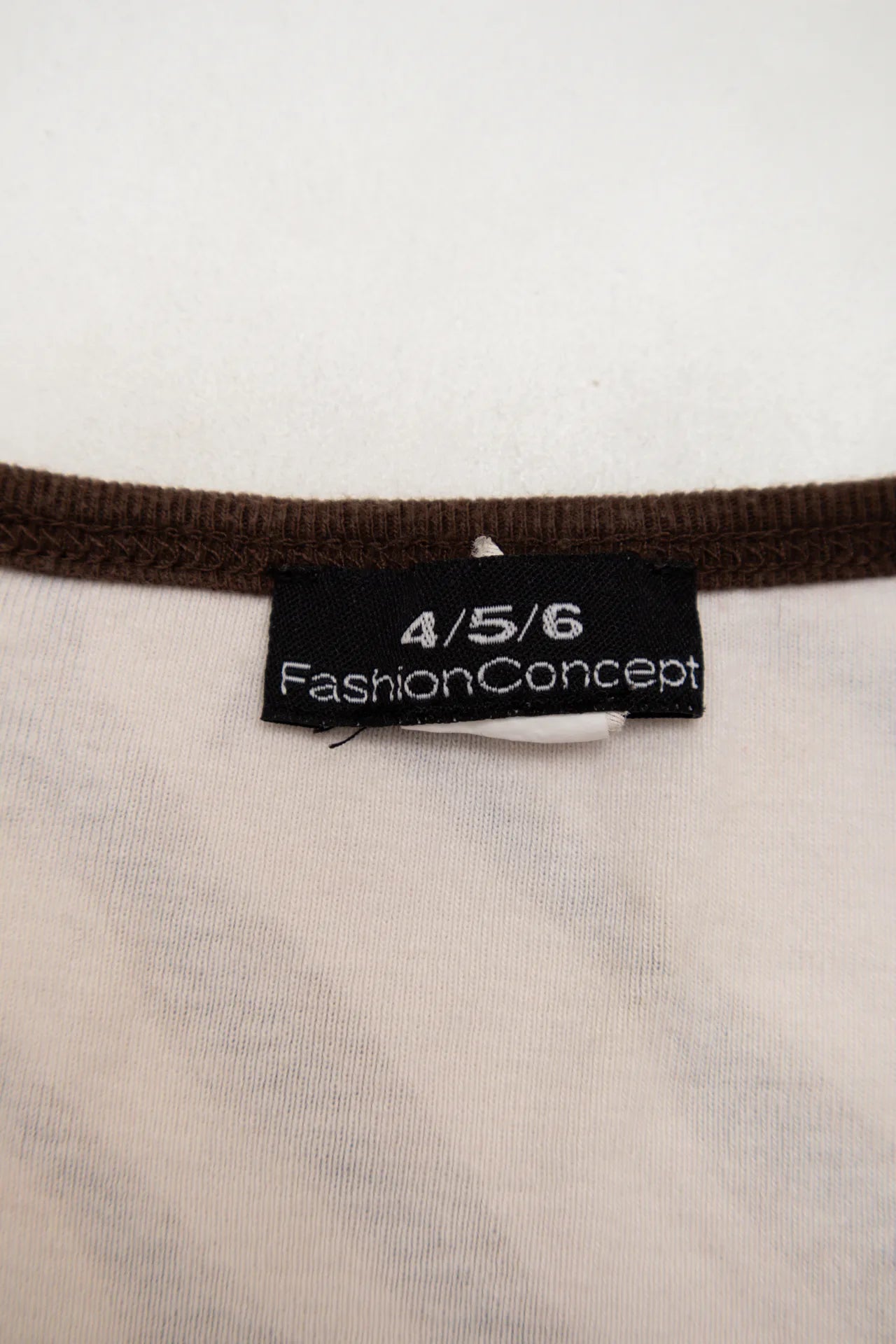 #26 Fashionconcept Short Sleeve T-shirt Beige | c. | Size 10