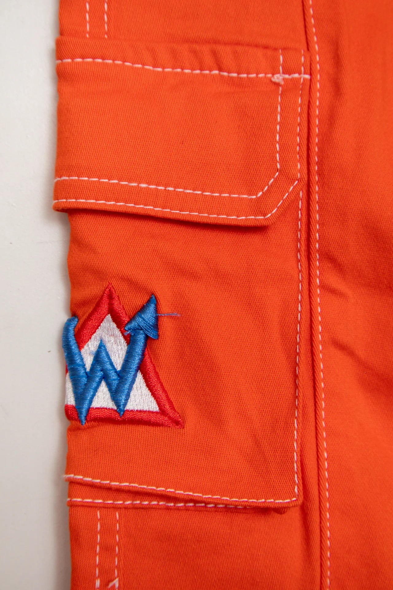 #51 Warning Flared Cargo Pants Orange | c. | Size 8