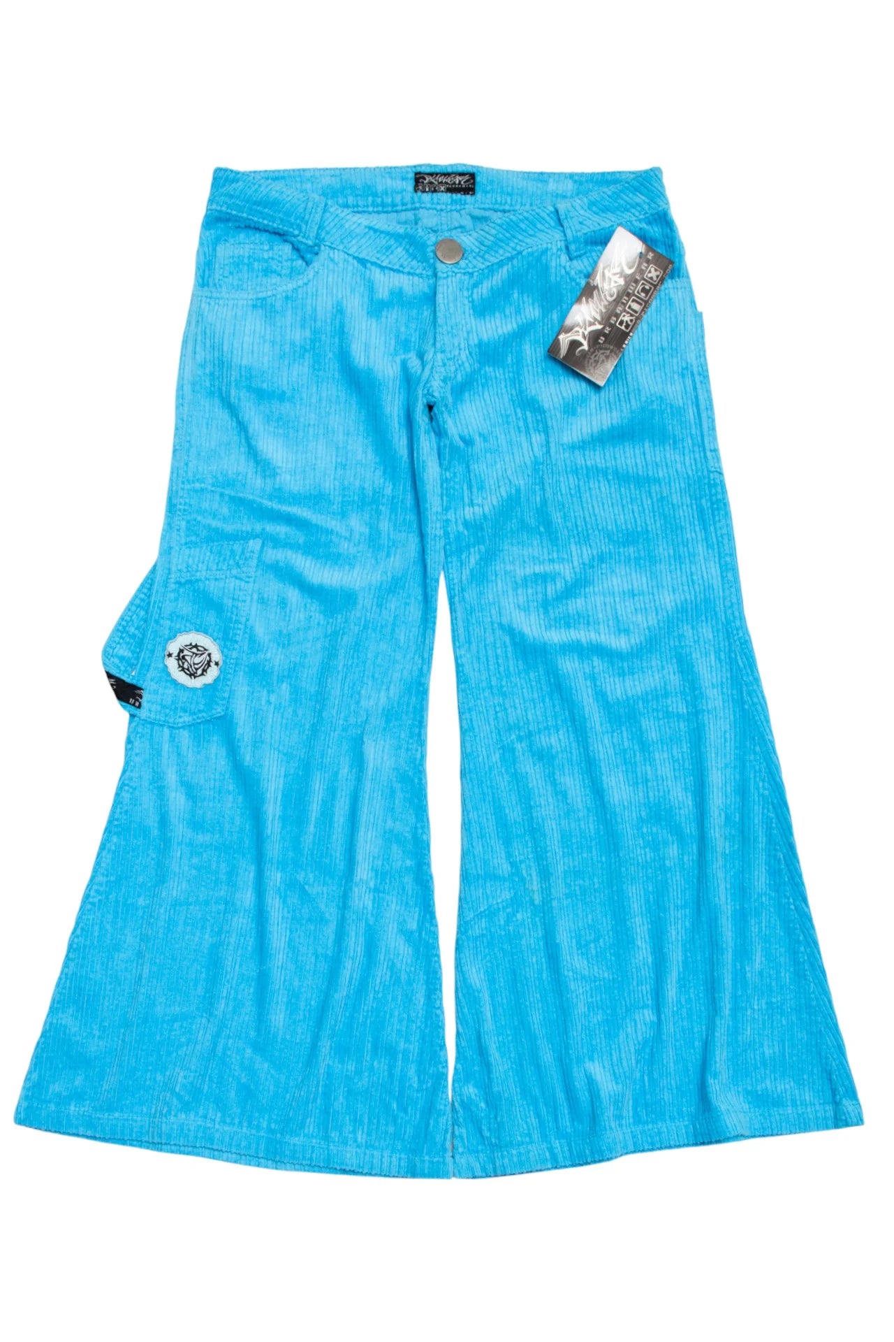 #61 Pico Wide-leg Cord Pants Blue | c. | Size 14