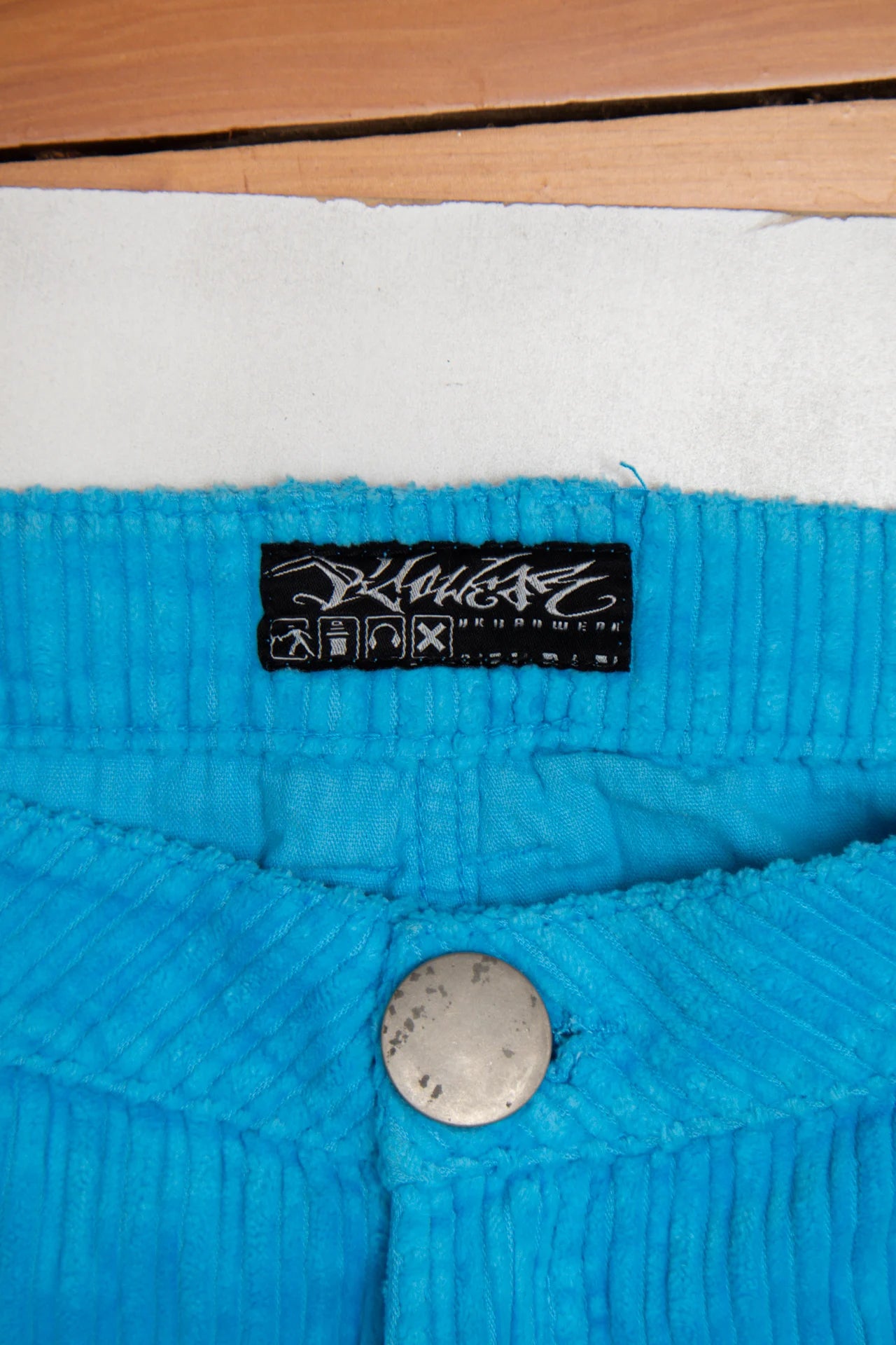 #61 Pico Wide-leg Cord Pants Blue | c. | Size 14