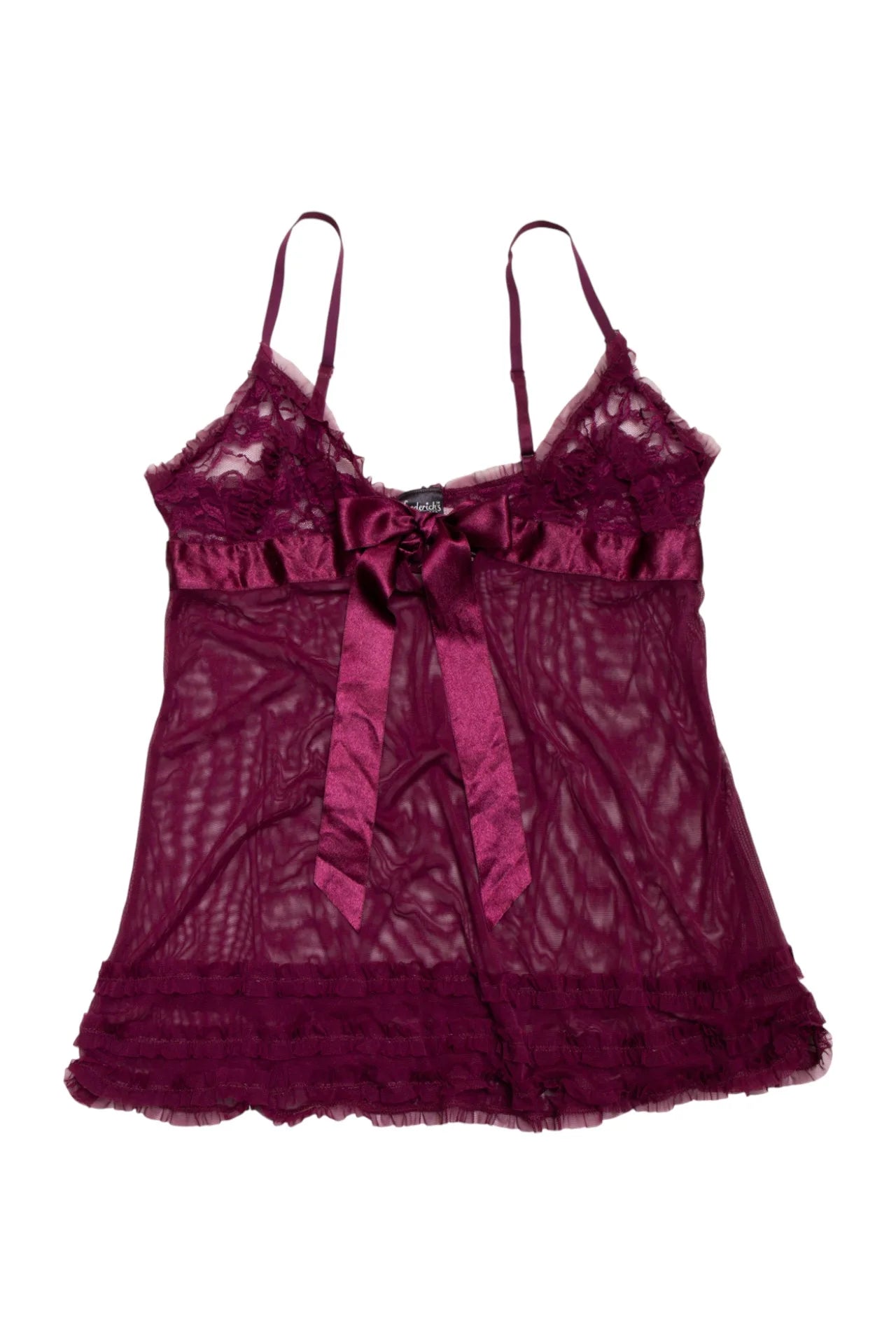 #116 Frederick's Of Hollywood Babydoll Camisole Purple | c. 169 | Size 12