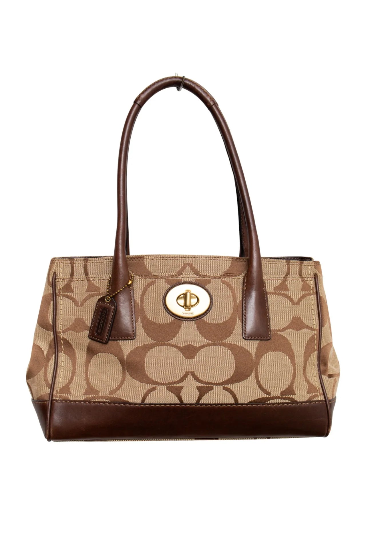 #154 Coach Handbag Beige | c. 169 | Size