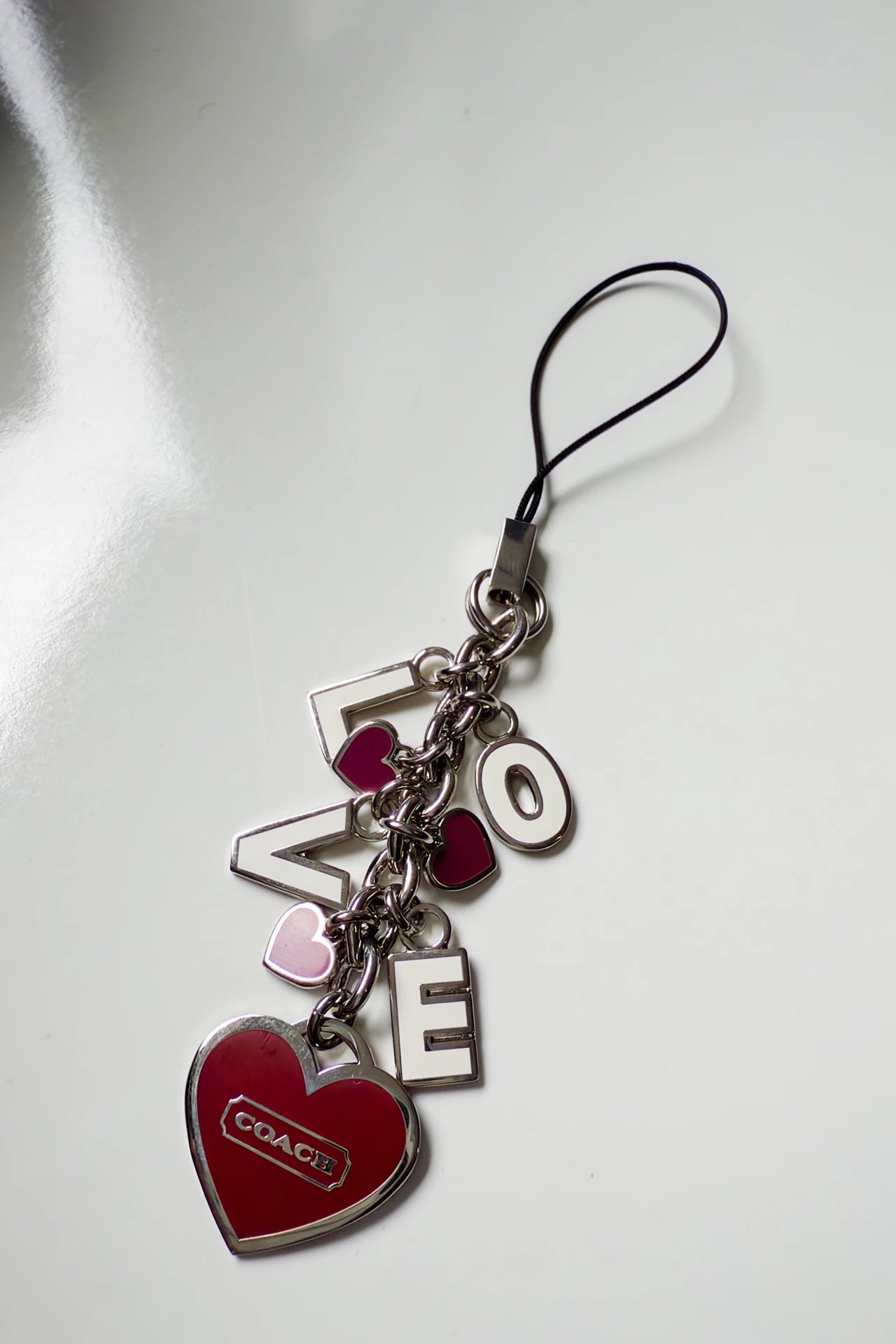 #152 Coach Phone Charm / Bag Charm Red | c. 169