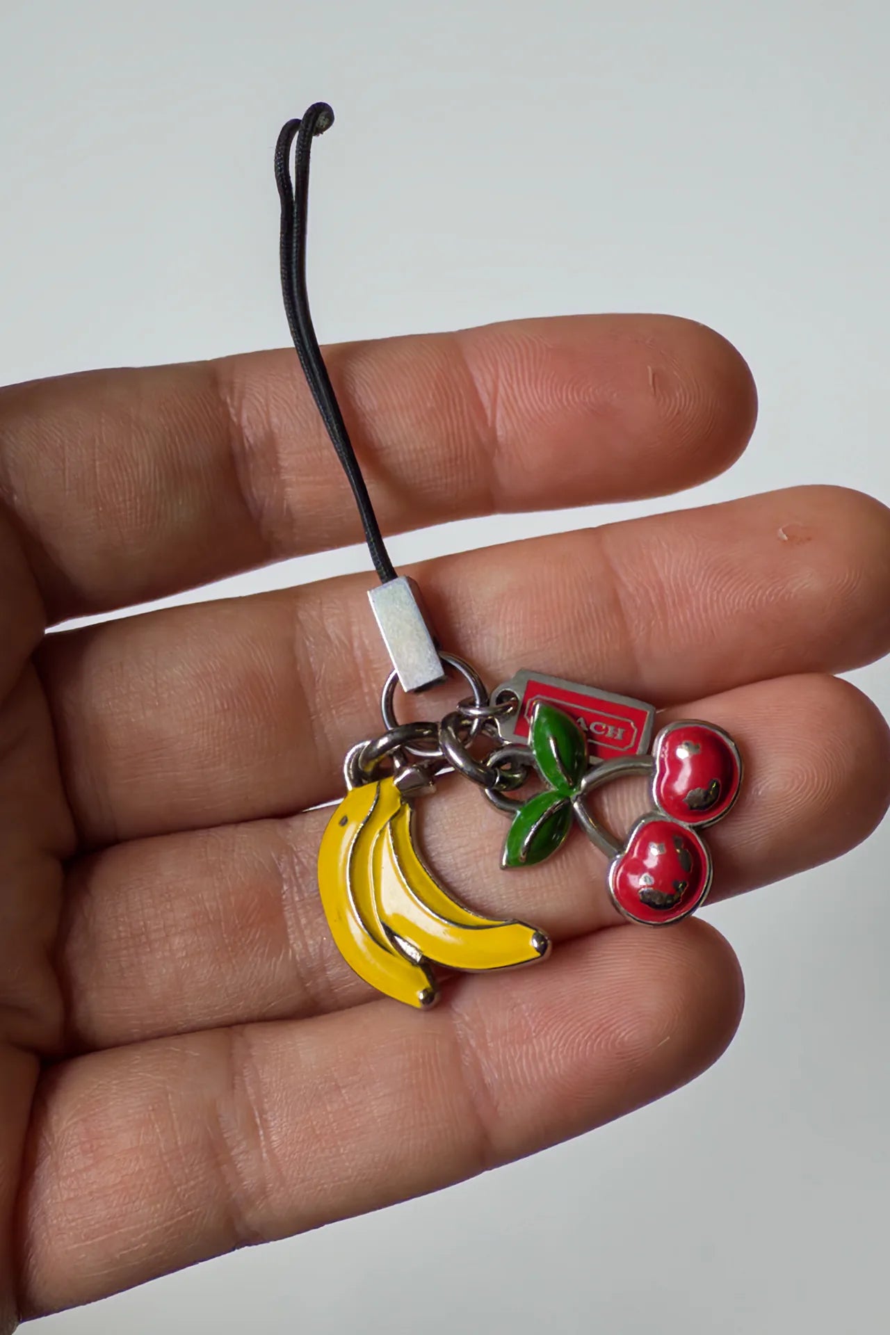 #153 Coach Phone Charm / Bag Charm Yellow | c. 169