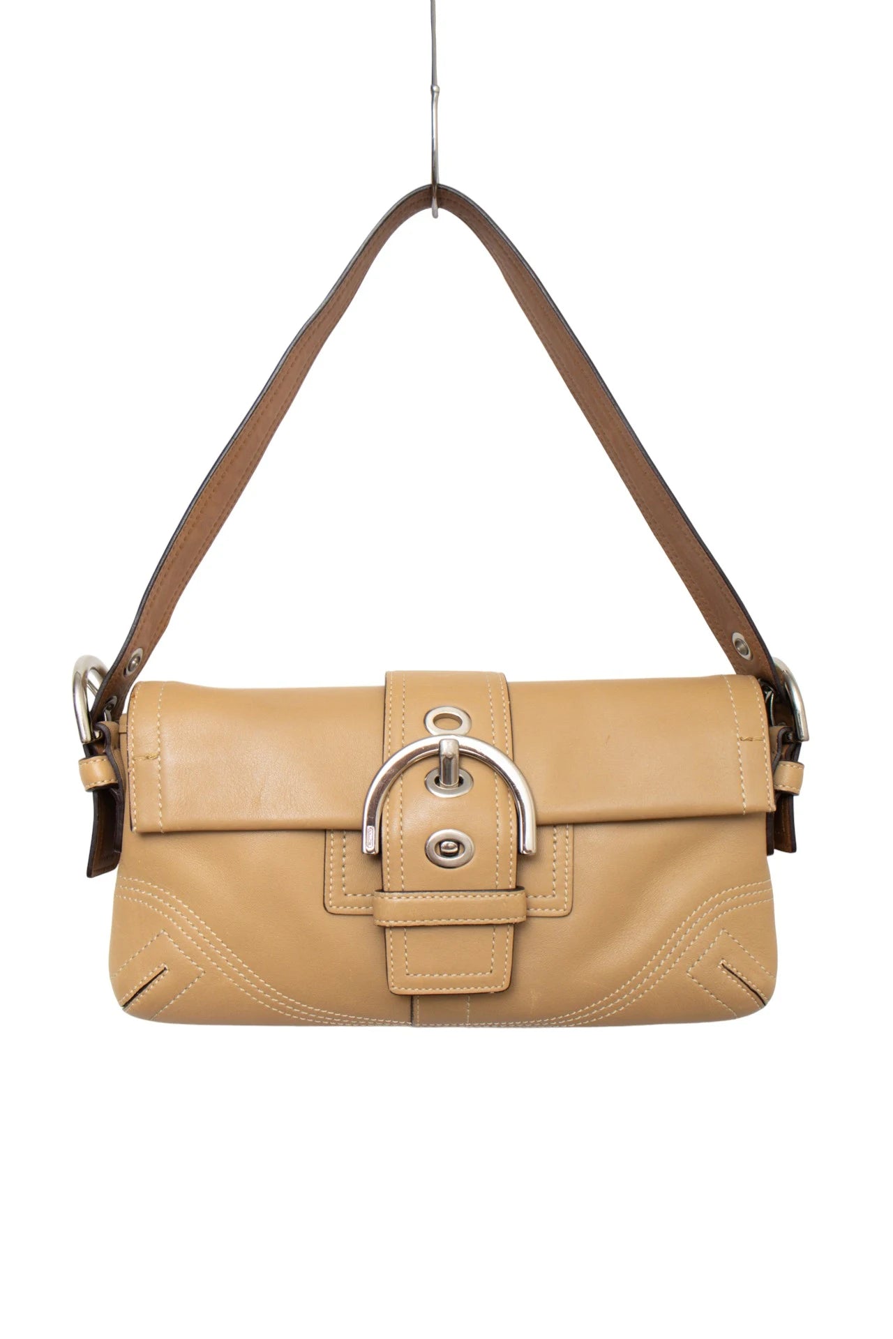 #174 Coach Shoulder Bag Beige | c. 169