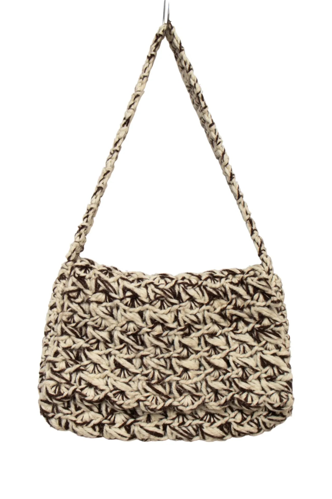 #184 Crochet Shoulder Bag Beige | c. 169