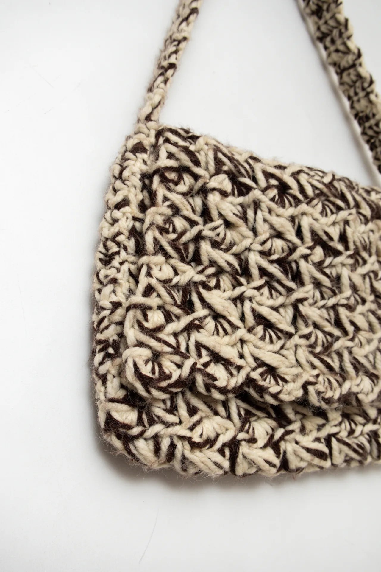#184 Crochet Shoulder Bag Beige | c. 169