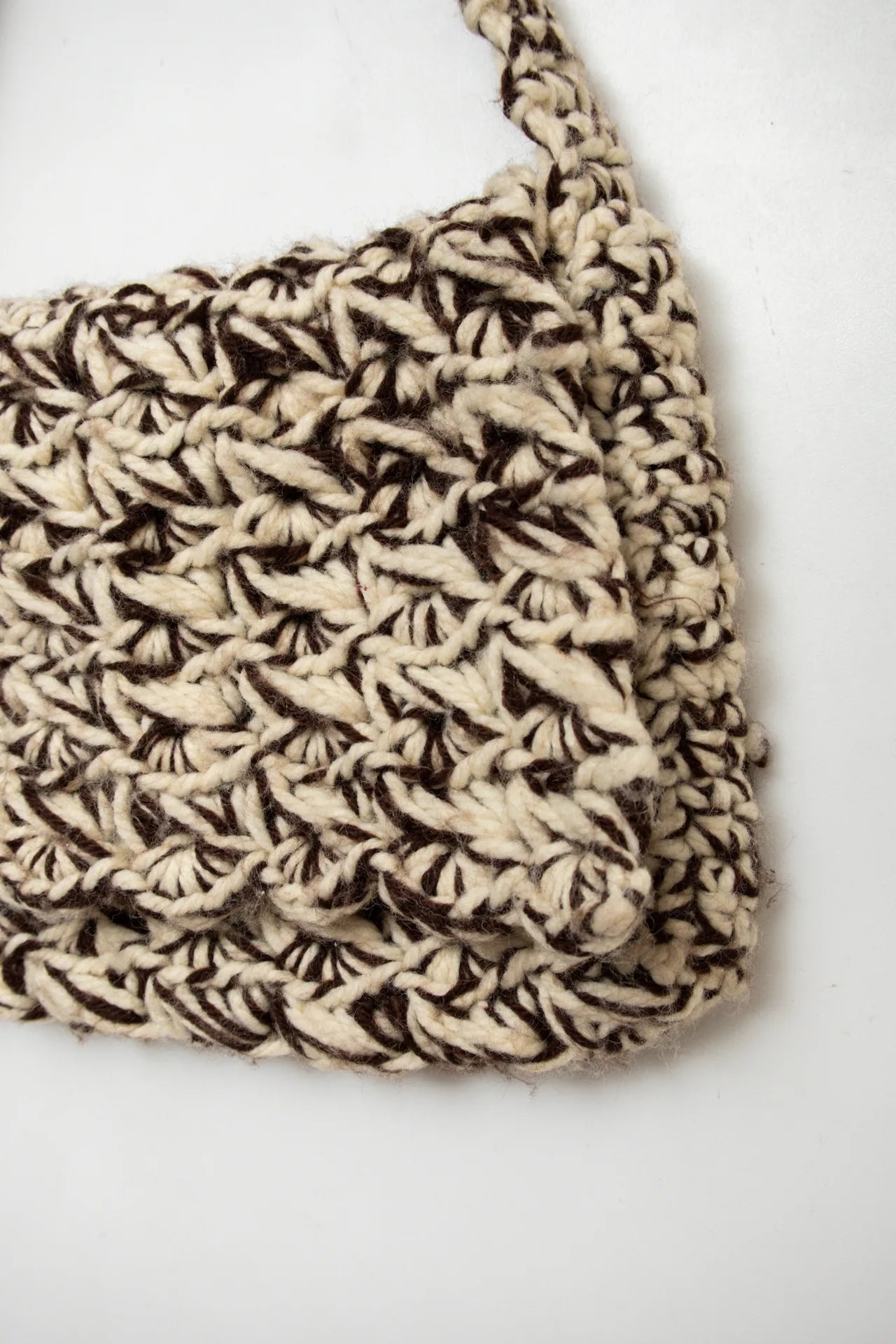 #184 Crochet Shoulder Bag Beige | c. 169