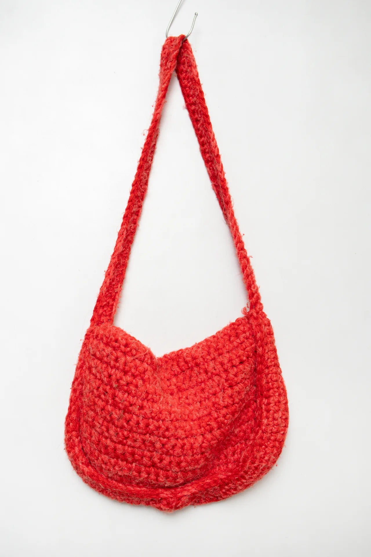 #186 Crochet Shoulder Bag Red | c. 169