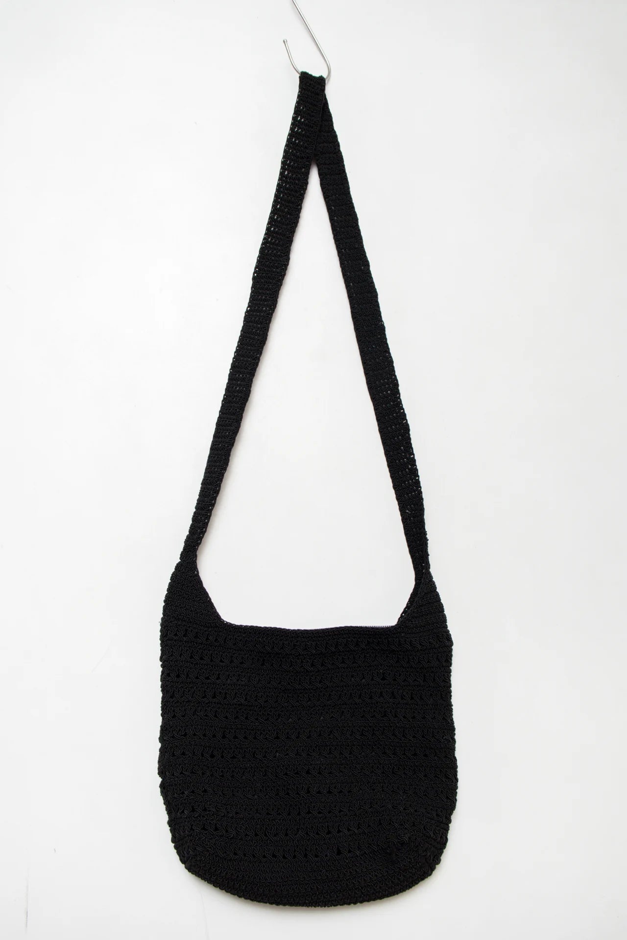 #188 Crochet Shoulder Bag Black | c. 169