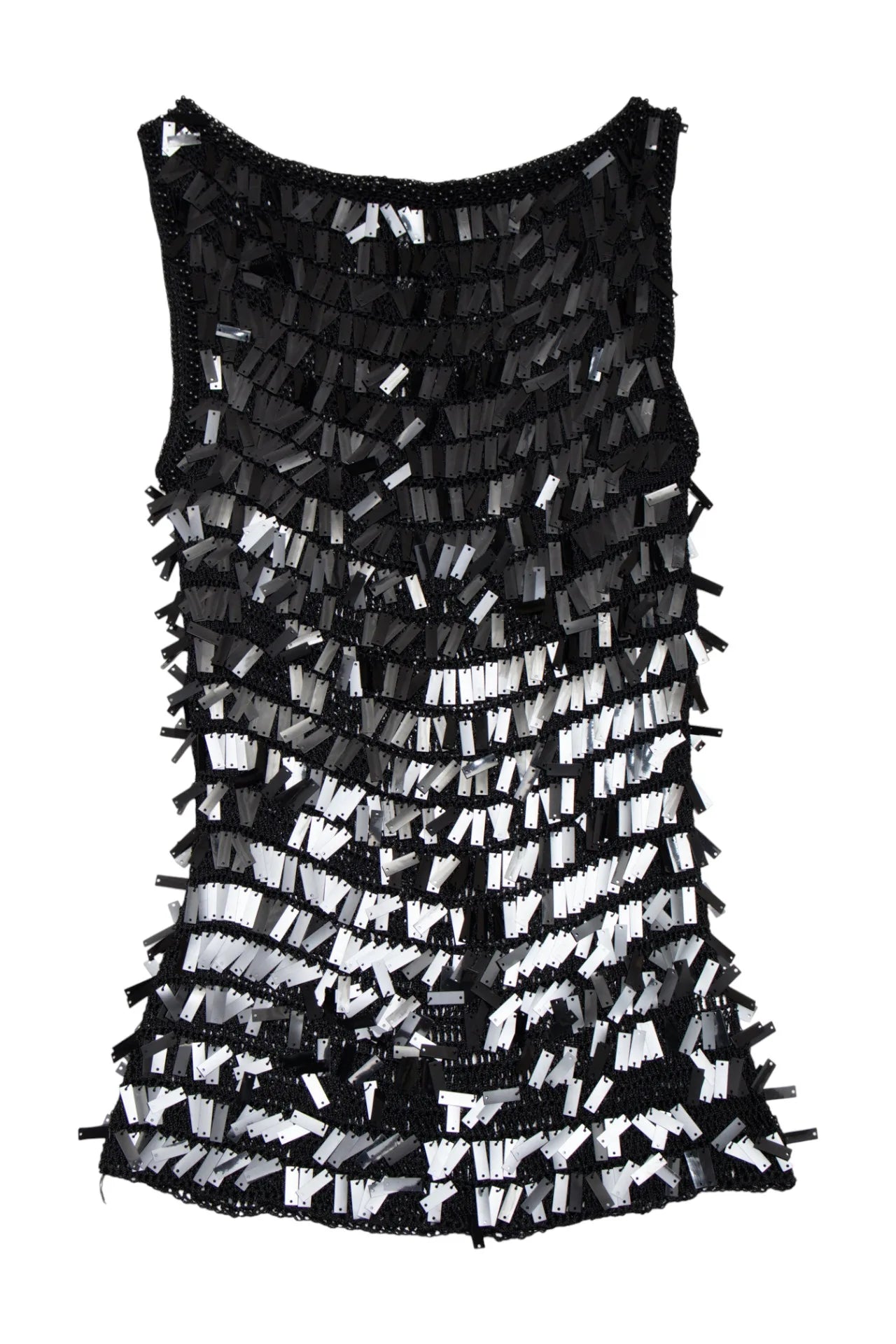 #13 Embellished Sequin Tank Top Black | c. 170 | Size 8/10