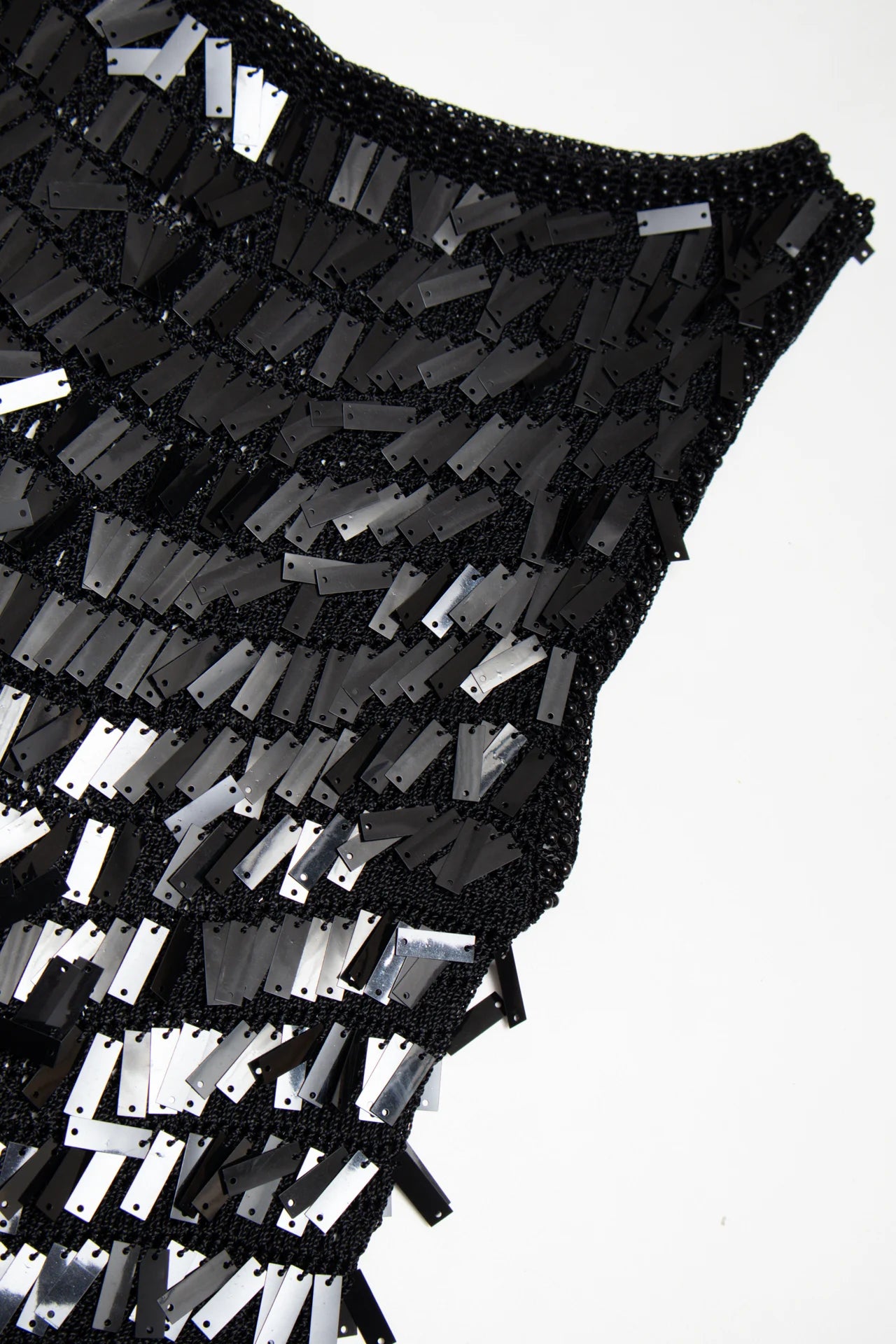 #13 Embellished Sequin Tank Top Black | c. 170 | Size 8/10