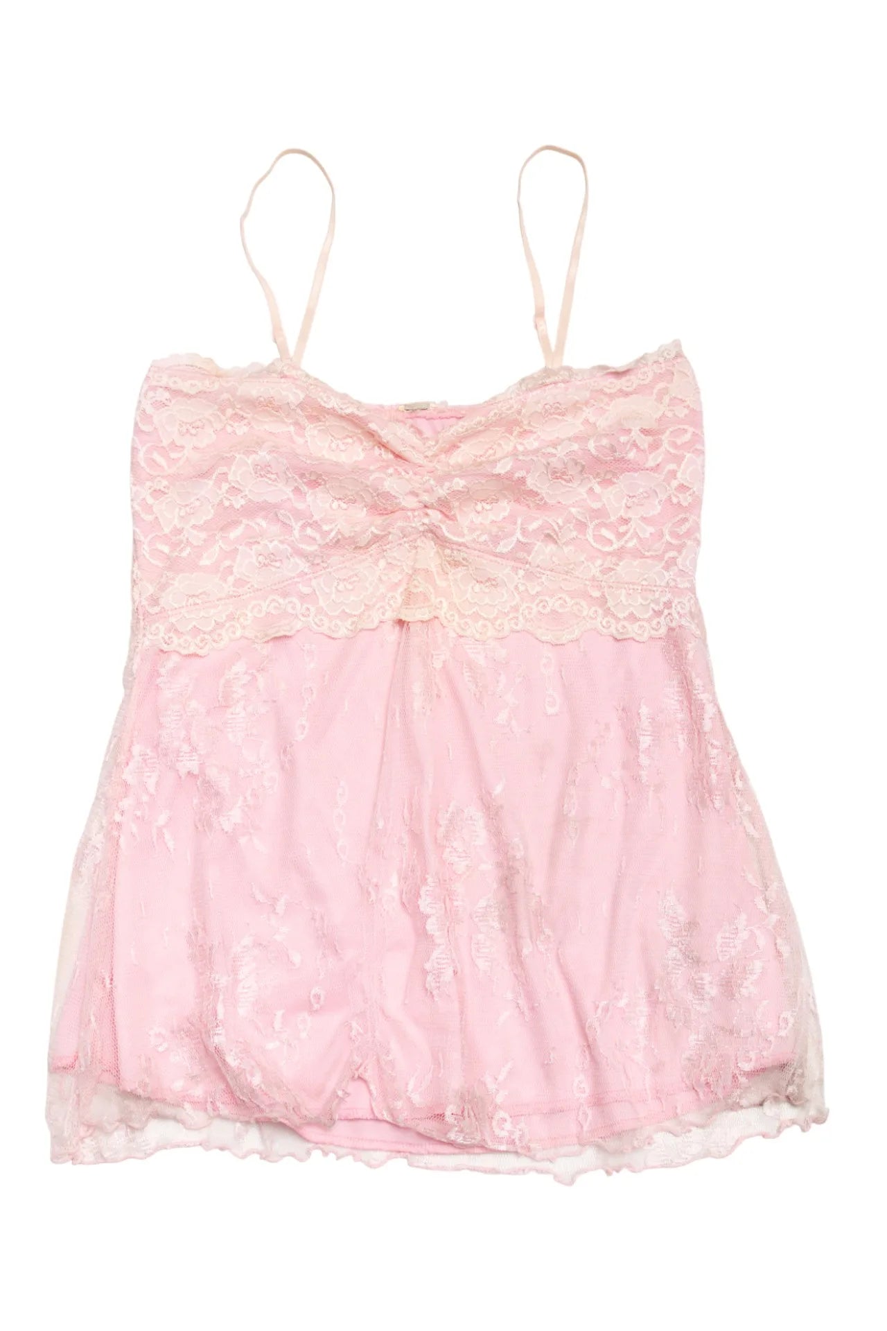 #45 Lace Babydoll Camisole Pink | c. 170 | Size 8