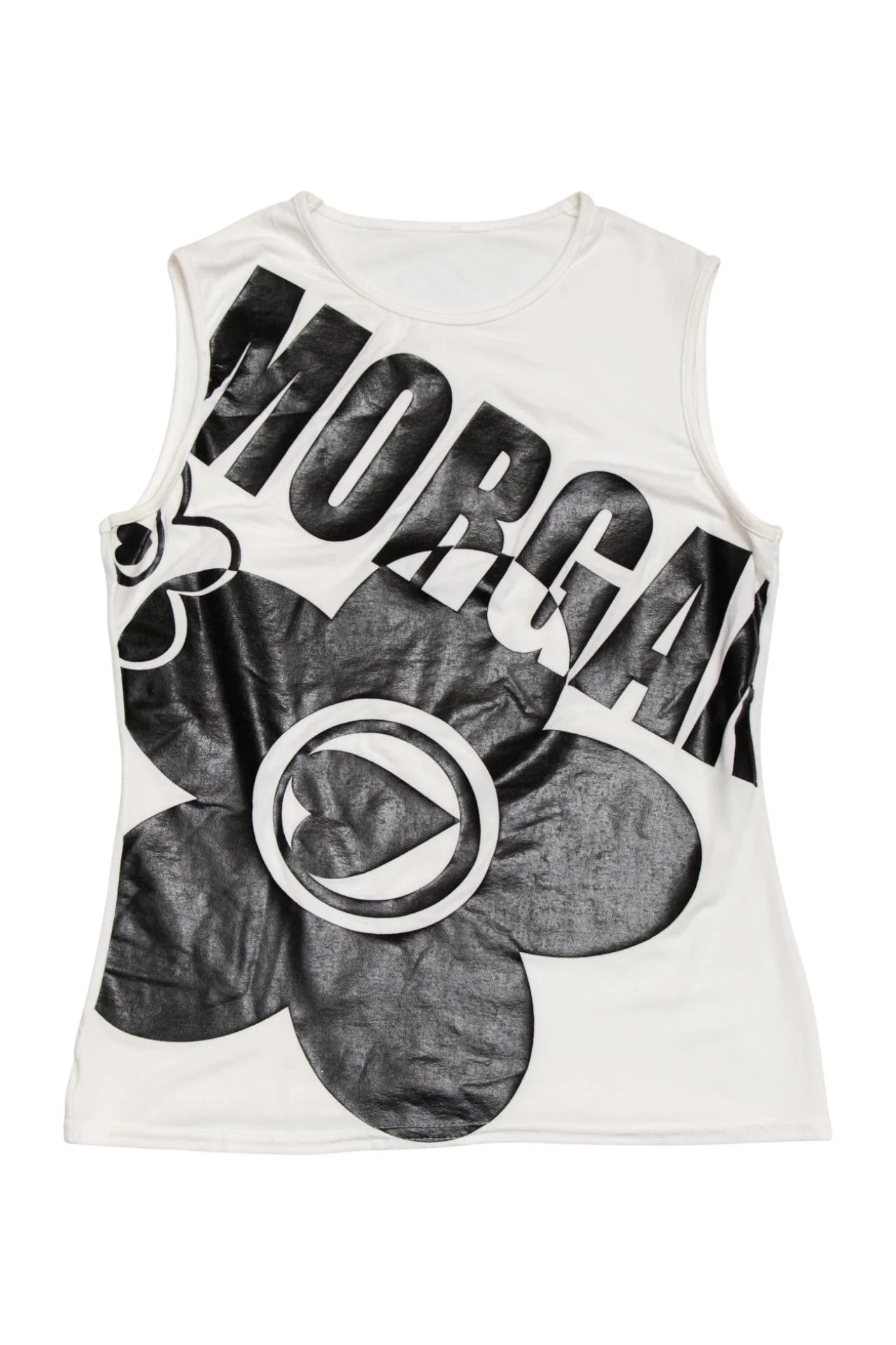 #50 Morgan Sleeveless Graphic Tank Top White | c. 170 | Size 8