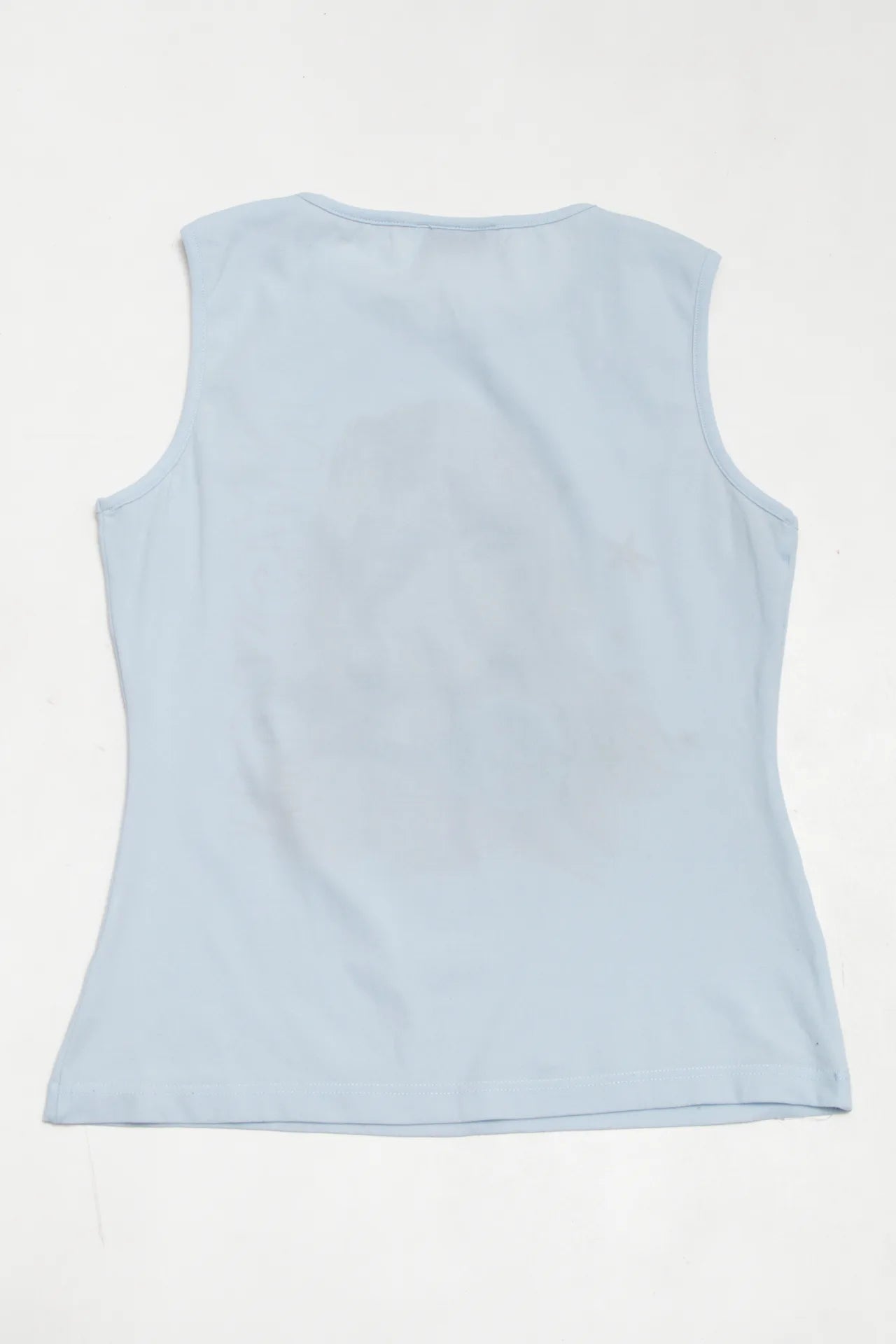 #52 Morgan De Toi Sleeveless Graphic Top Blue | c. 170 | Size 8