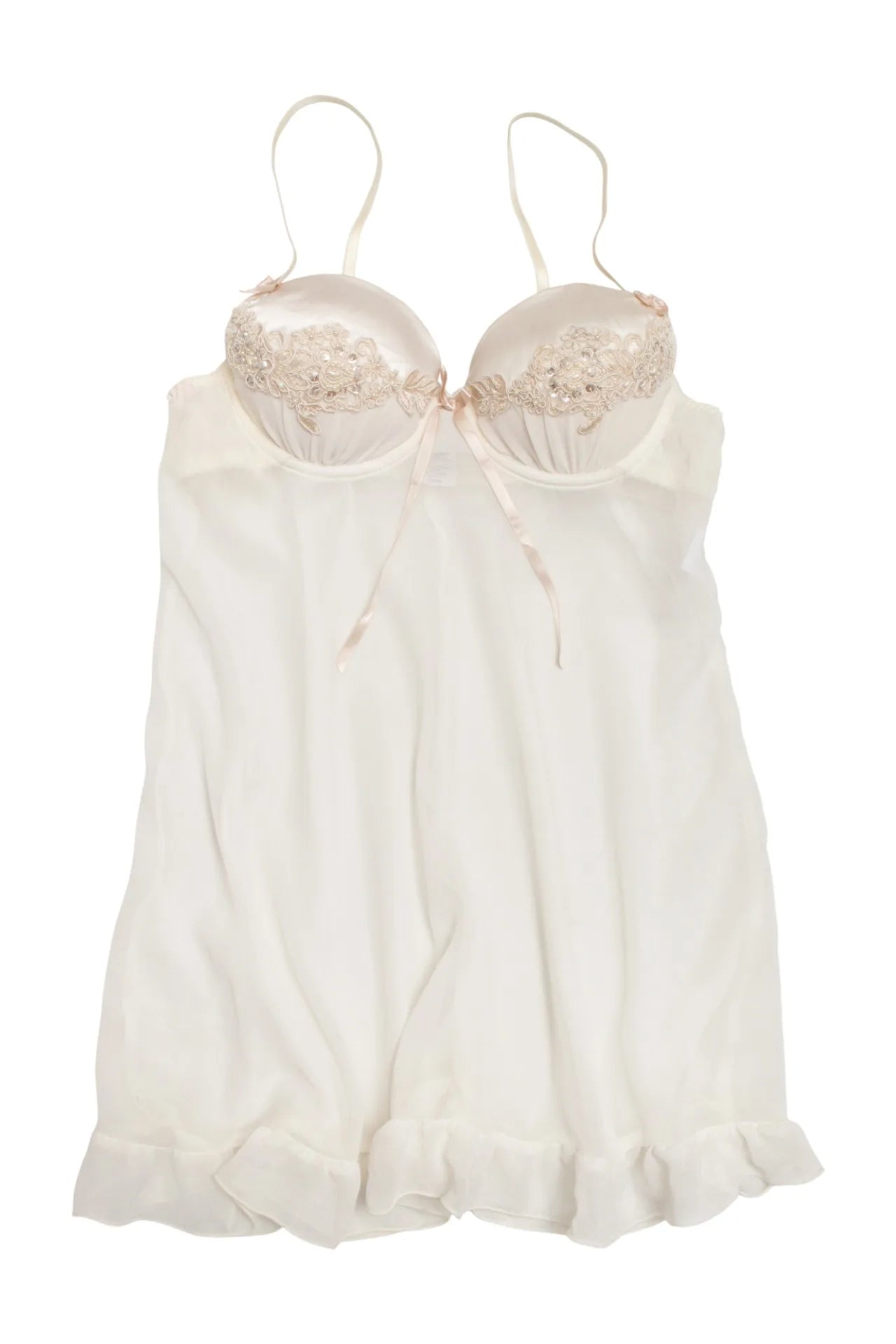 #66 Linea Donatella Ivory Babydoll Chemise White | c. 170 | Size 8 / 10C