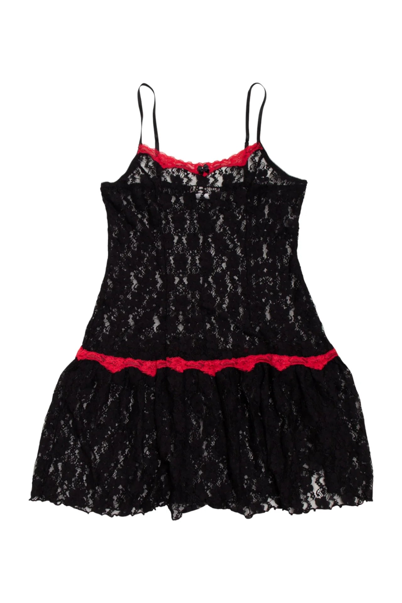#67 Linea Donatella Black Lace Babydoll Chemise Black | c. 170 | Size 10