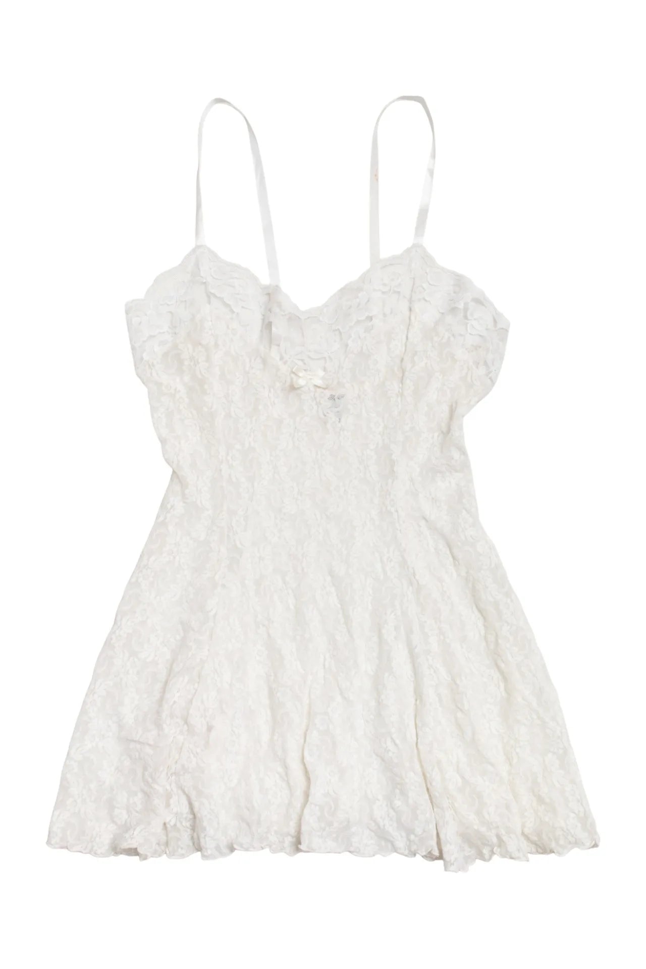 #74 Lace Babydoll Slip White | c. 170 | Size 10