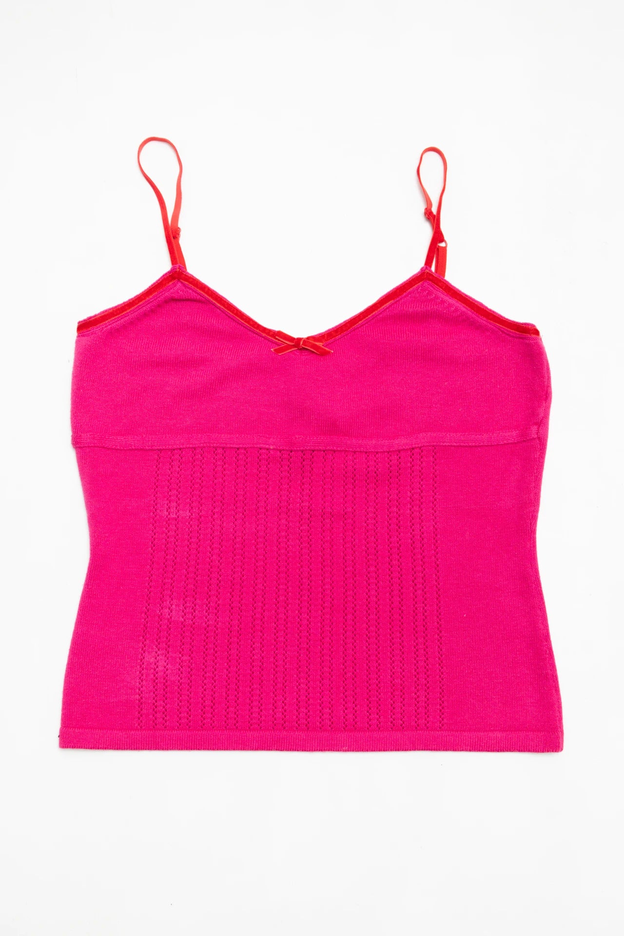 #93 Mng Casual Wear Knit Camisole Top Pink | c. 170 | Size 10