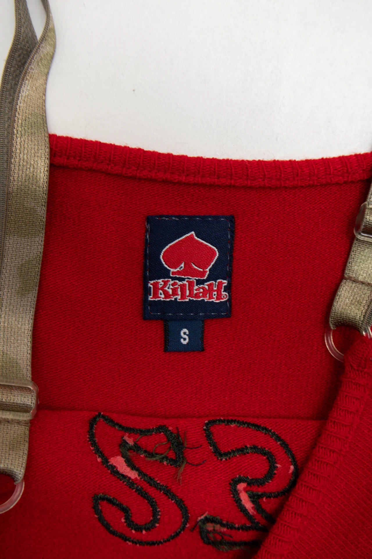 # Italian Killah Red Knit Camisole Top With 23 Motif Red | c. 170 | Size 6