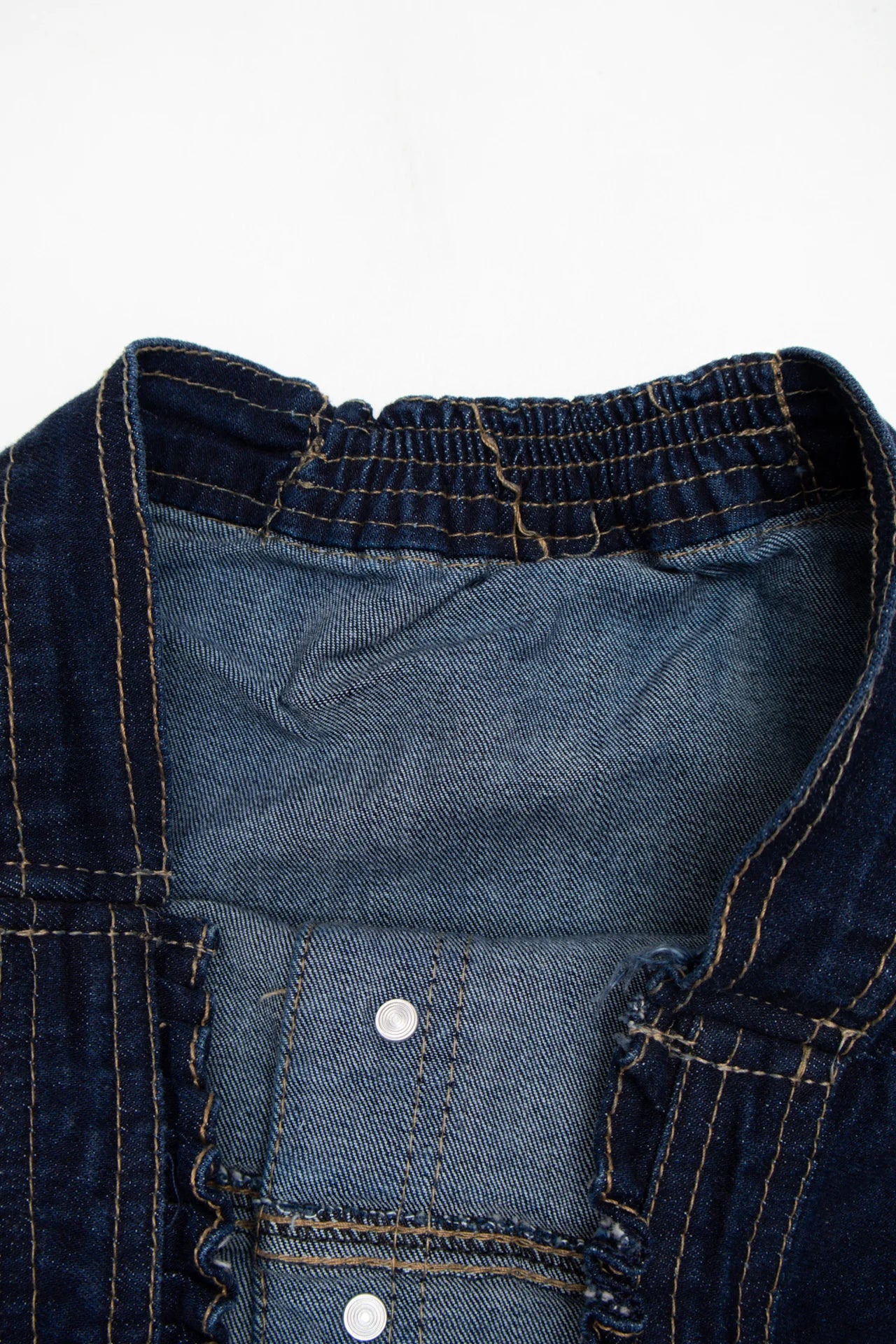 #147 Meca Strapless Denim Romper Blue | c. 170 | Size 14