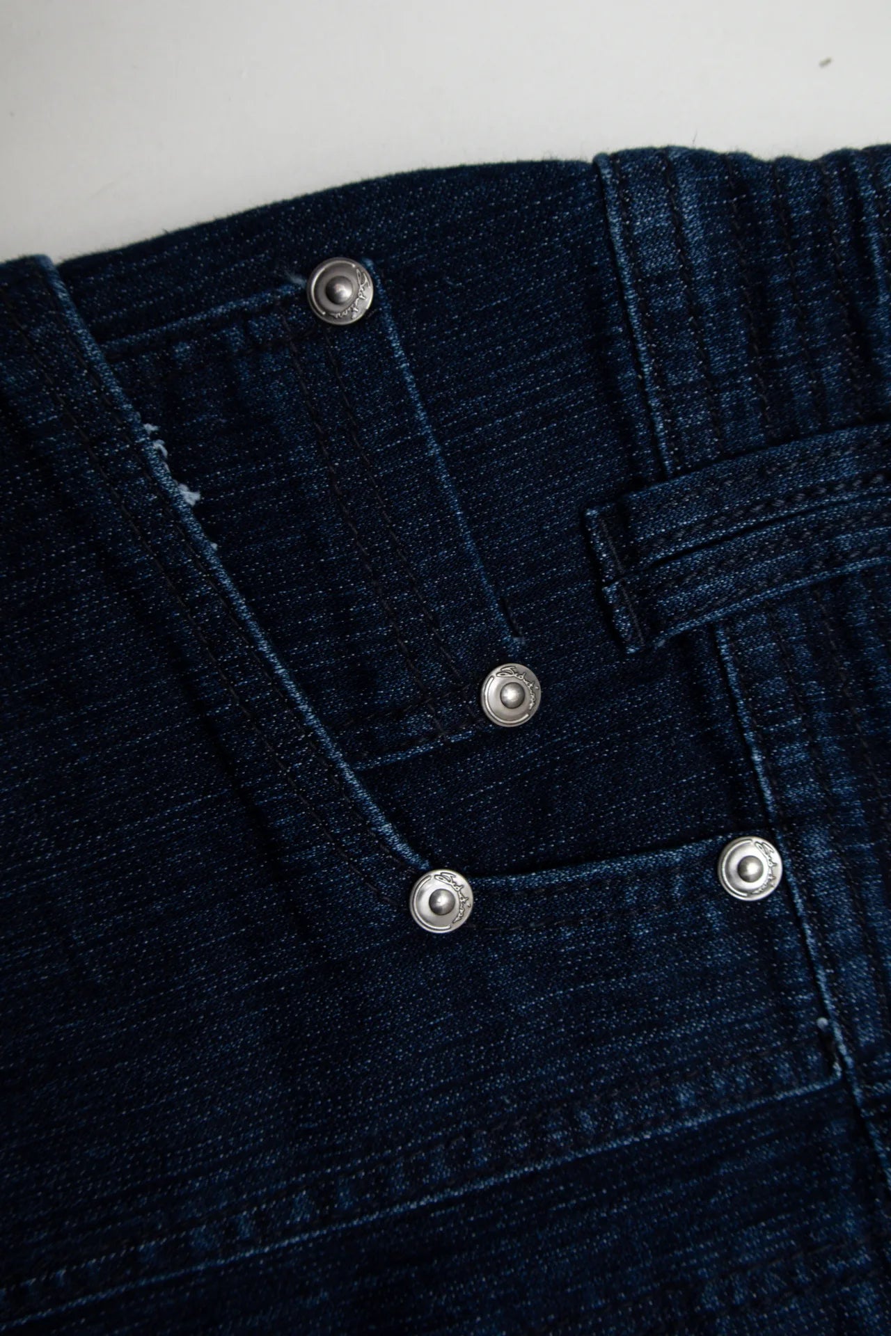 #148 Seduction Strapless Denim Mini Dress Blue | c. 170 | Size 10