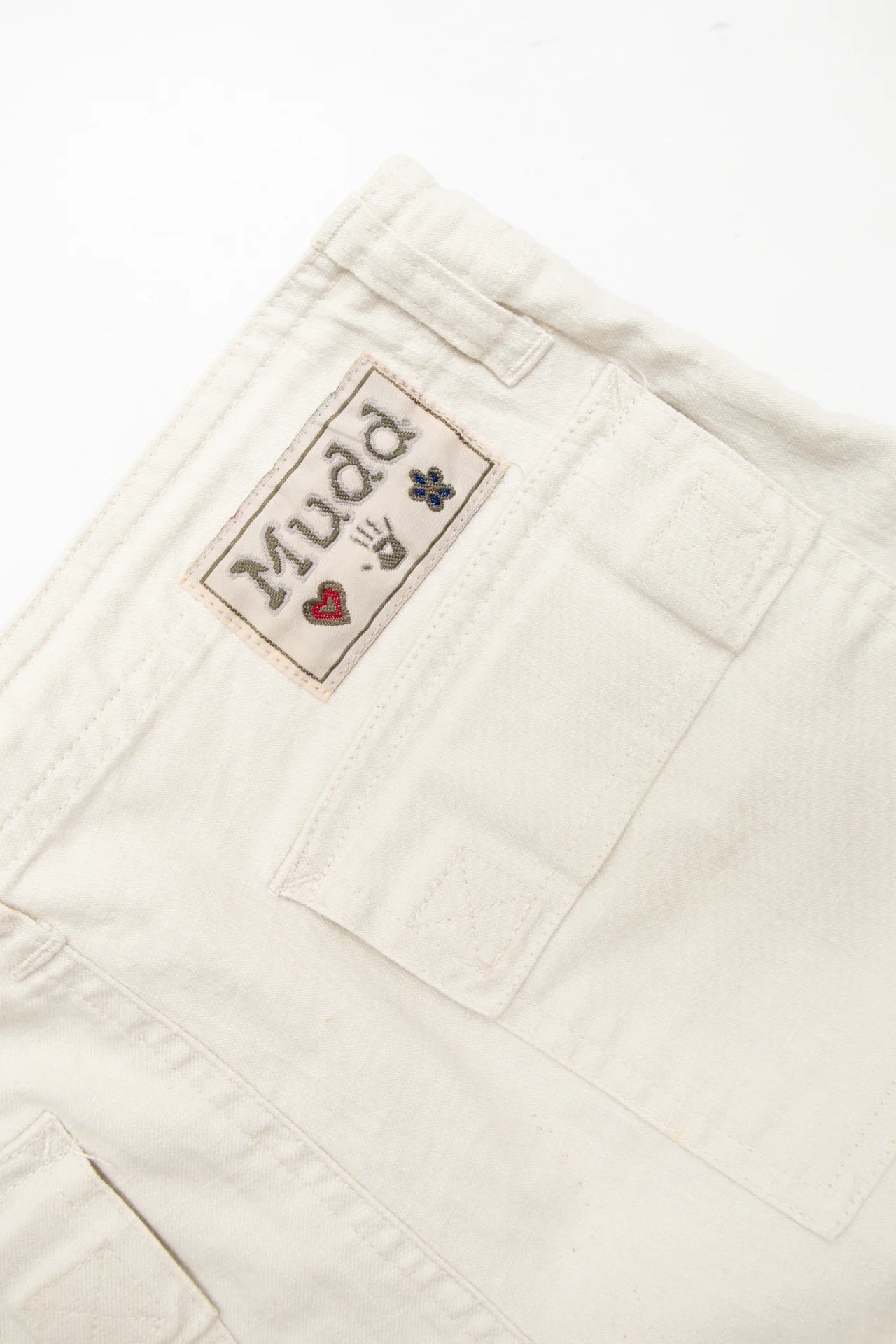 #157 Mudd Jeans Casual Twill Shorts White | c. 170 | Size 4/6