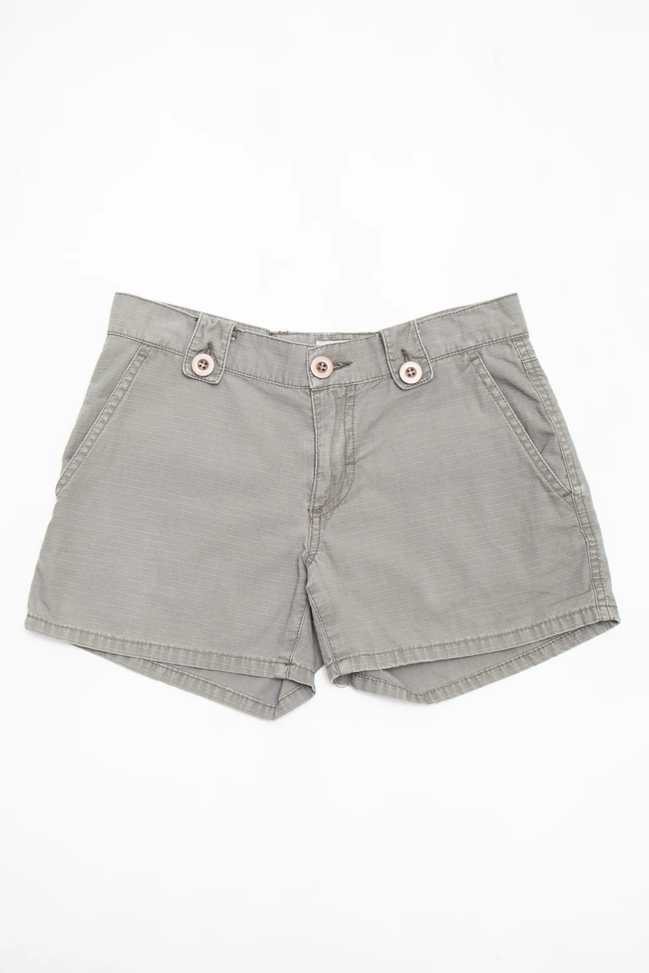 #161 Calvin Klein Jeans Women’s Gray Ripstop Utility Shorts Gray | c. 170 | Size 6