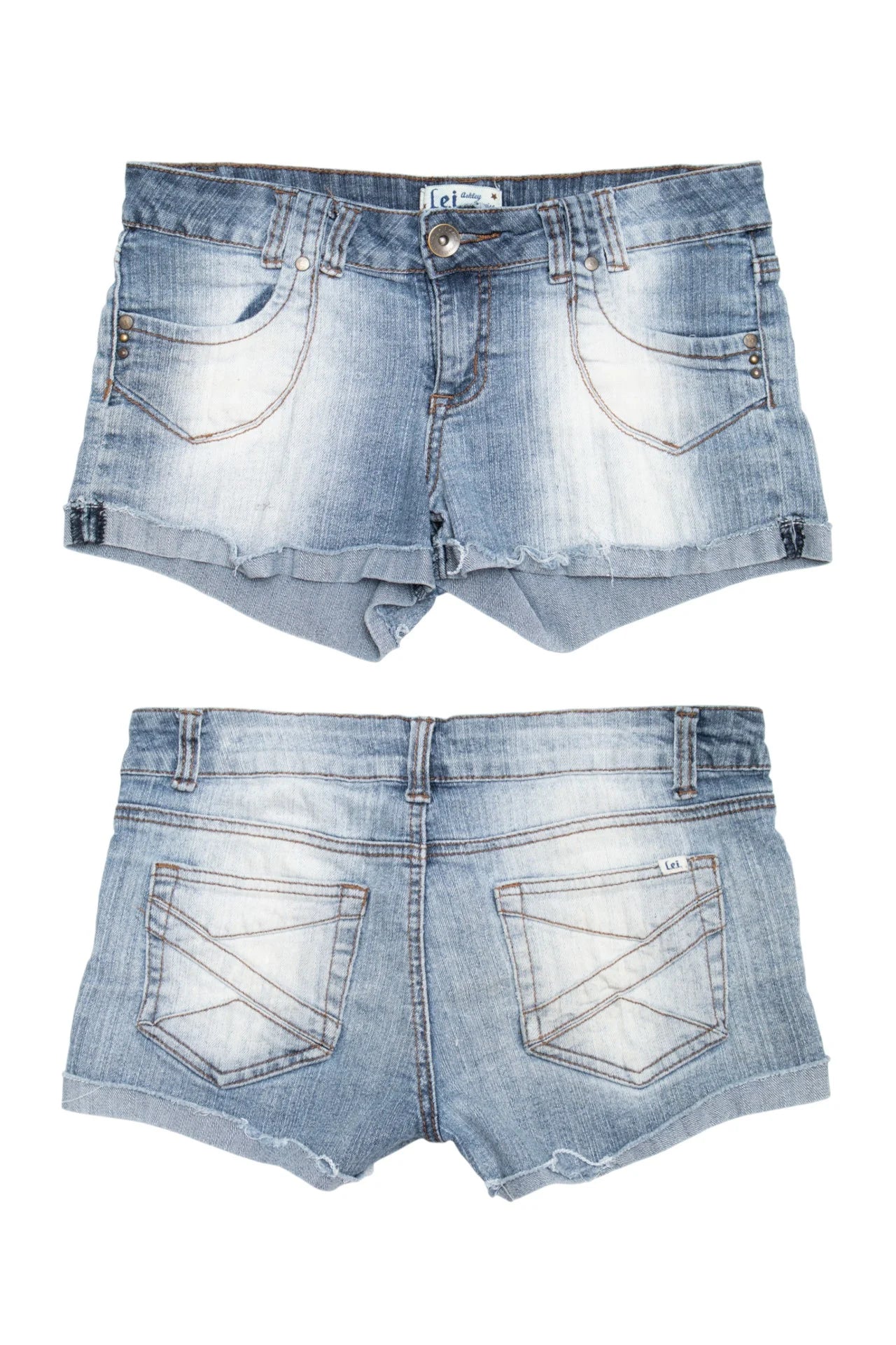 #176 L.e.i. Denim Cutoff Shorts Blue | c. 170 | Size 8