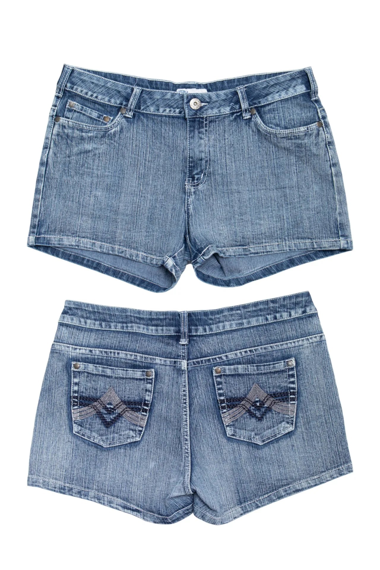 #182 Blue Crush Denim Shorts Blue | c. 170 | Size 10/12